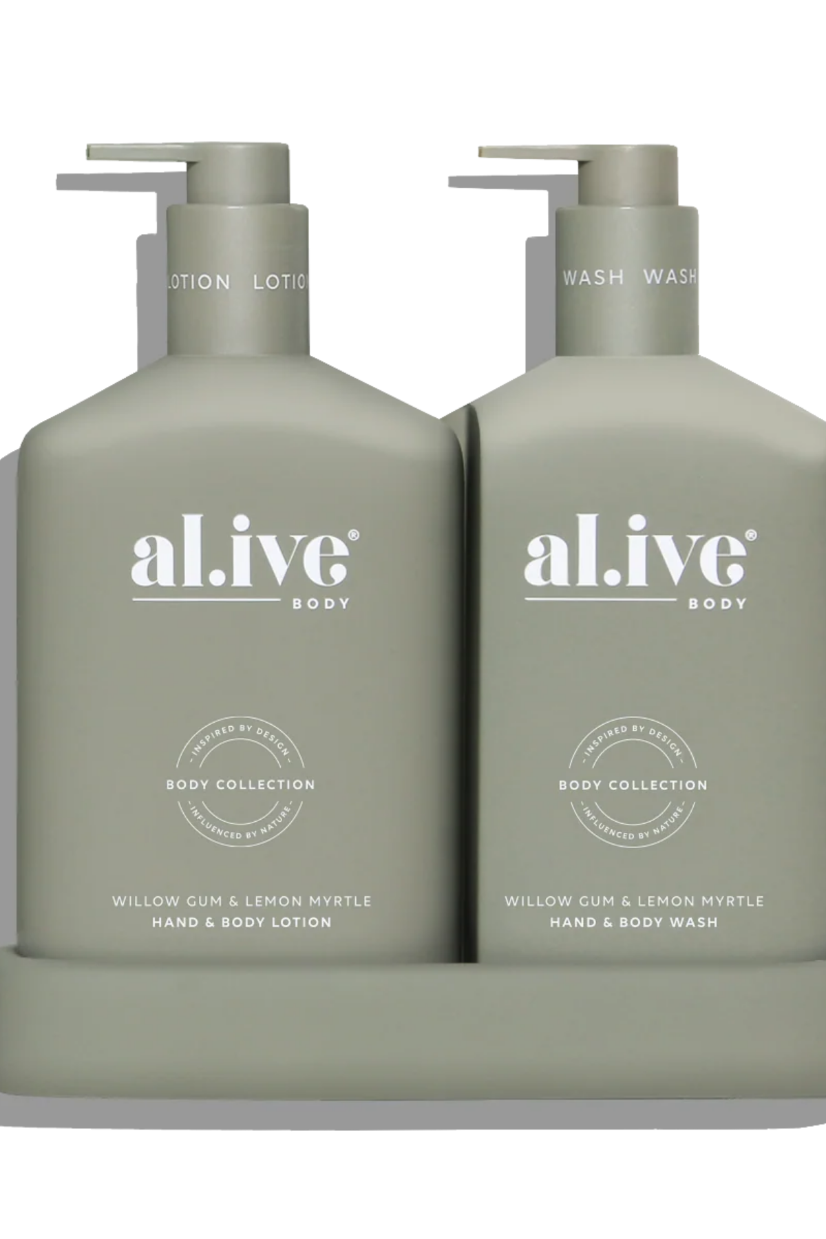 “Alive Wash & Lotion Duo + Tray - Willow Gum & Lemon Myrtle"