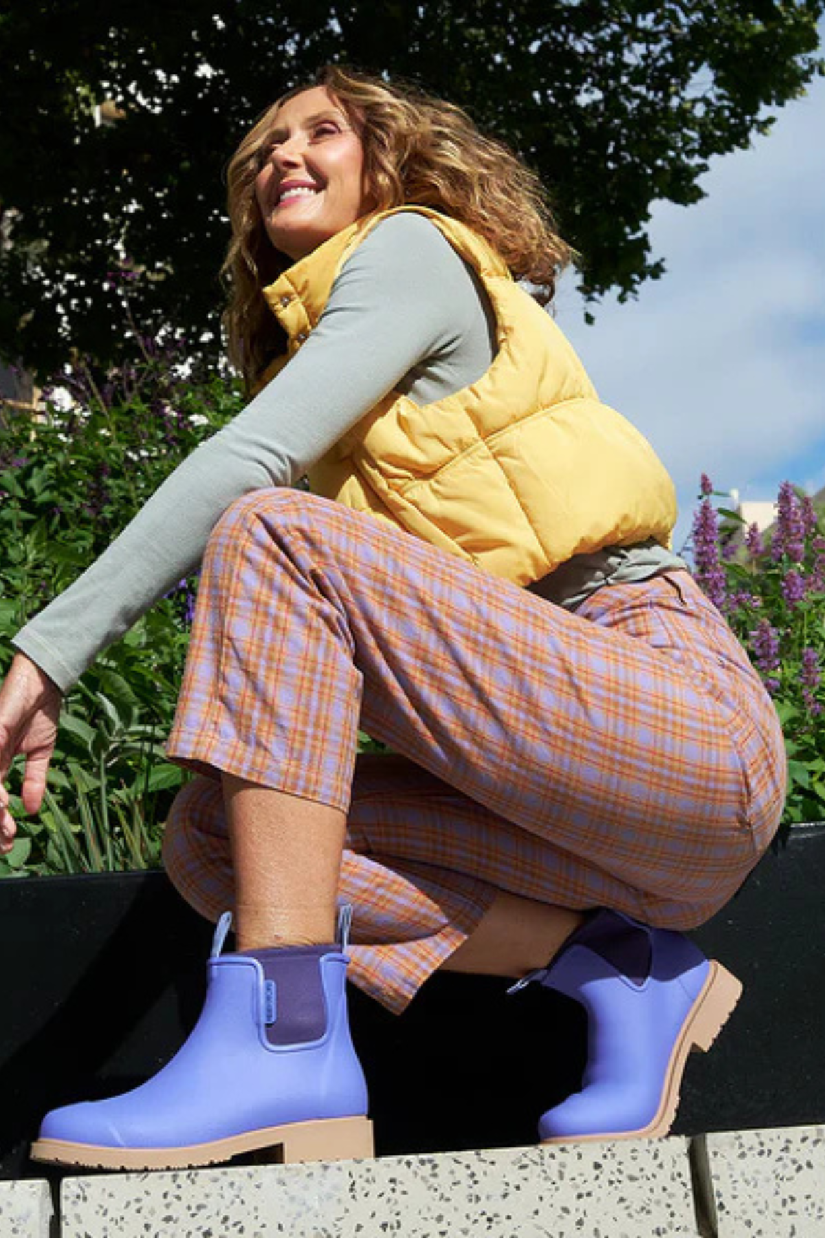 Merry People Bobbi Gumboots/Rainboots - Violet