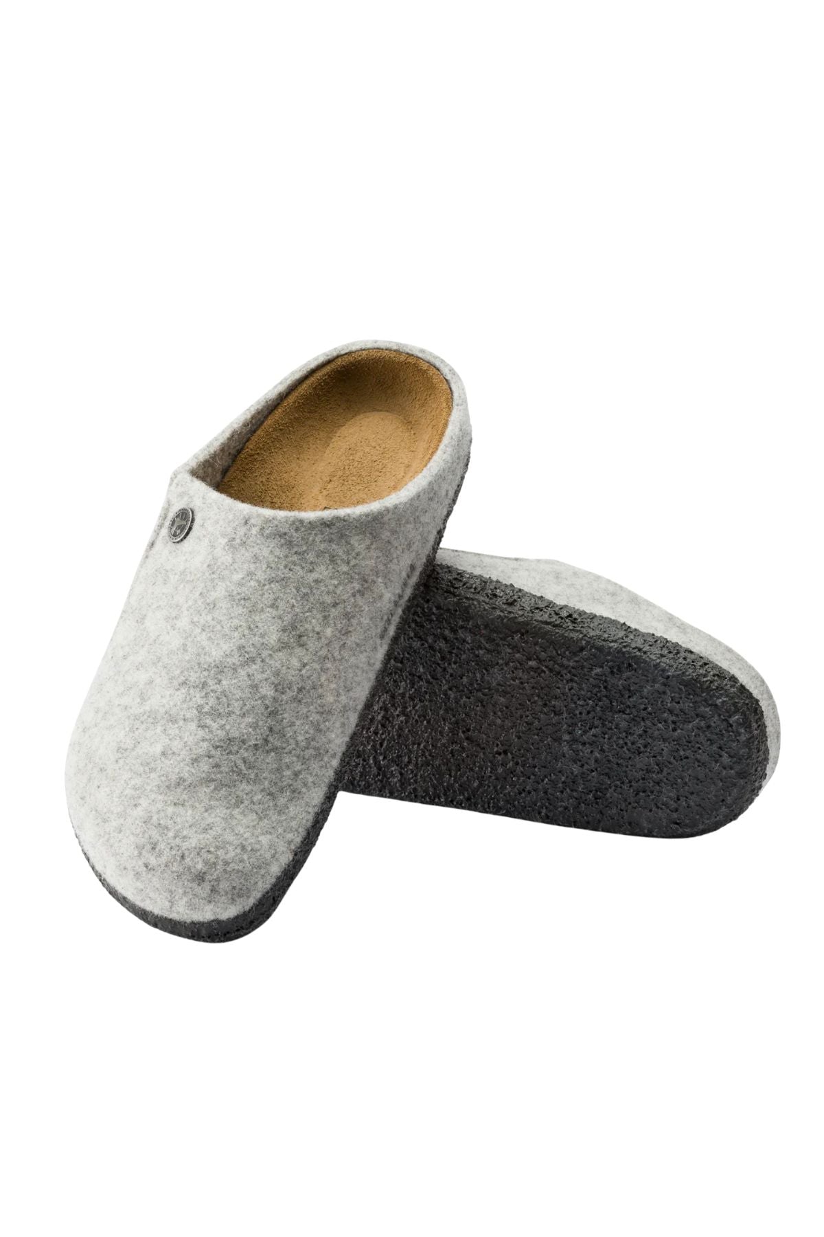 Birkenstock Zermatt Wool Felt Slipper - Lt Grey
