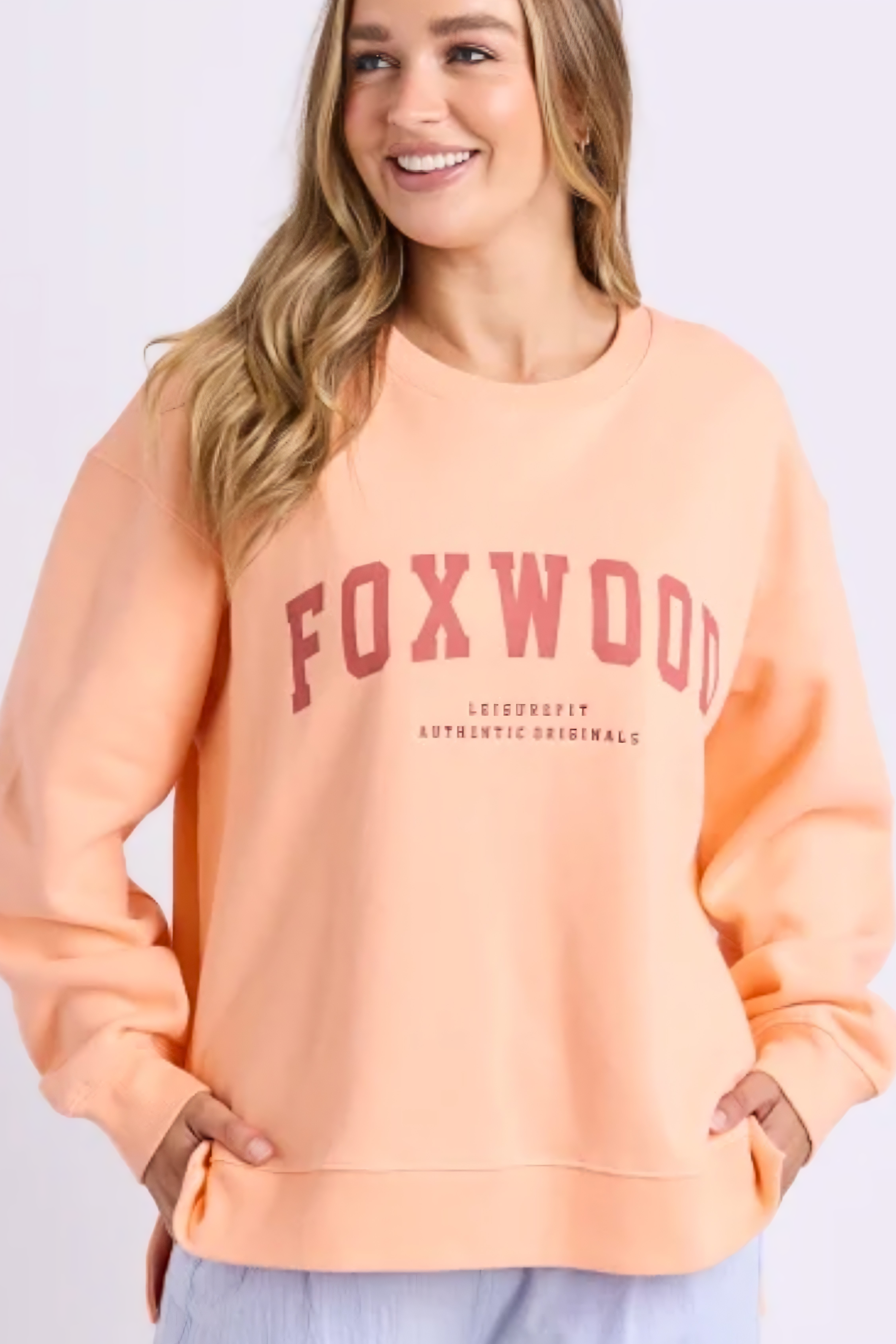 Foxwood Interval Crew - Neon Peach