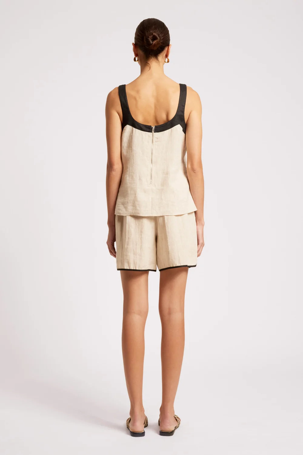 Maris Splice Tank - Tusk / Black