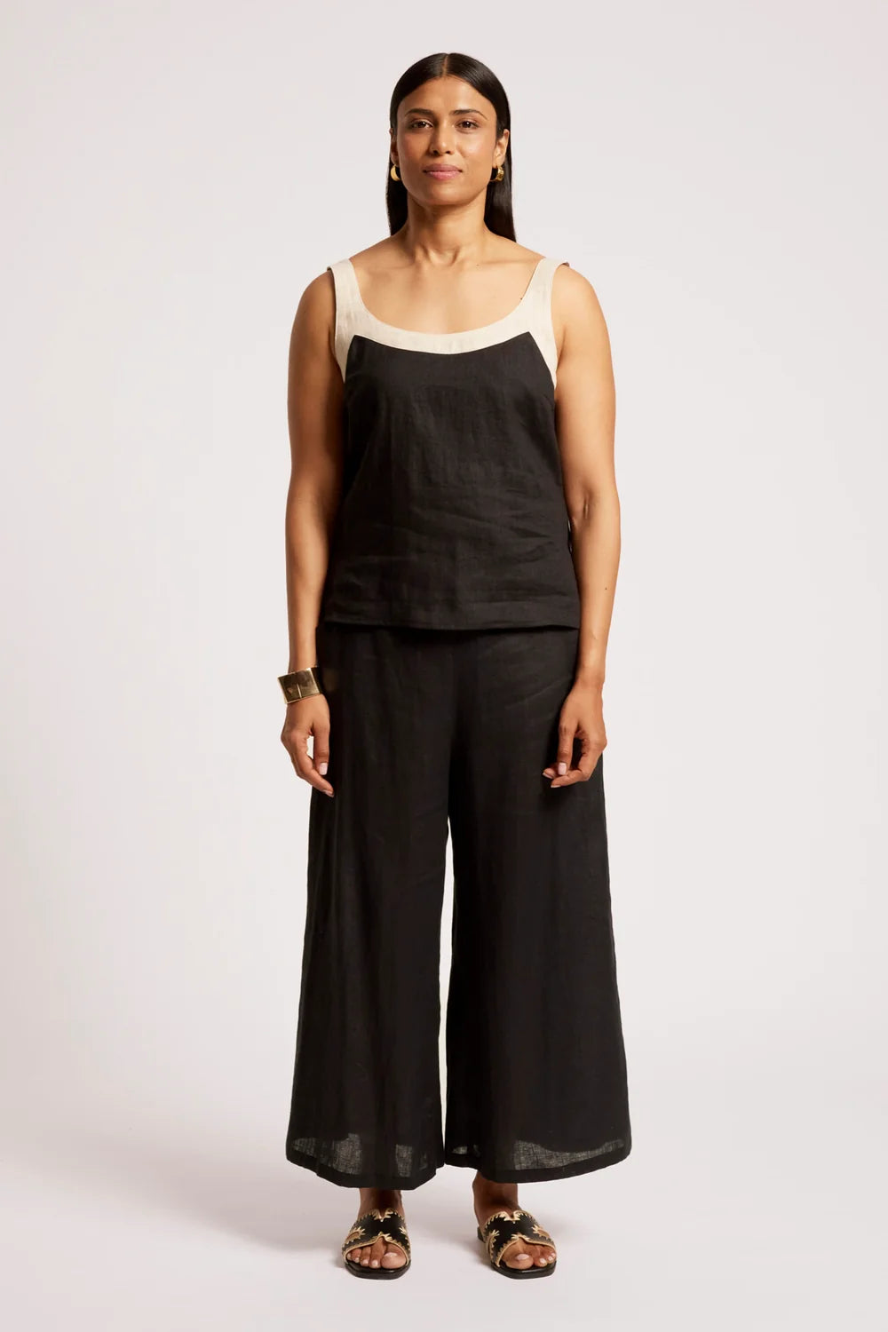 Maris Splice Tank - Black / Tusk
