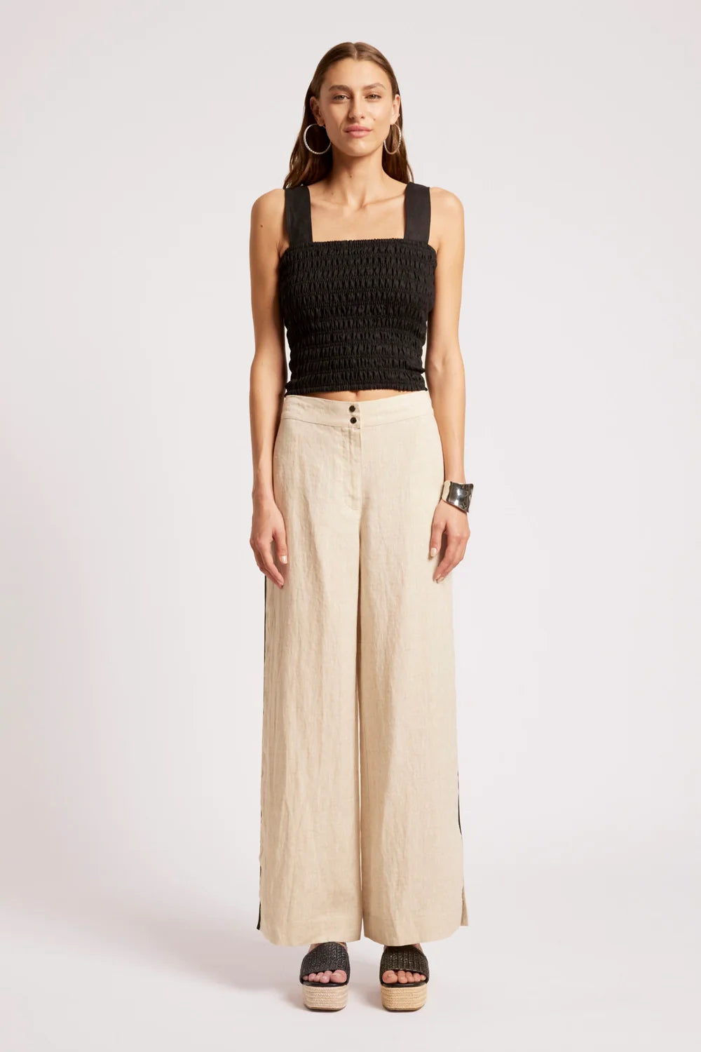 Maris Splice Pant - Tusk / Black