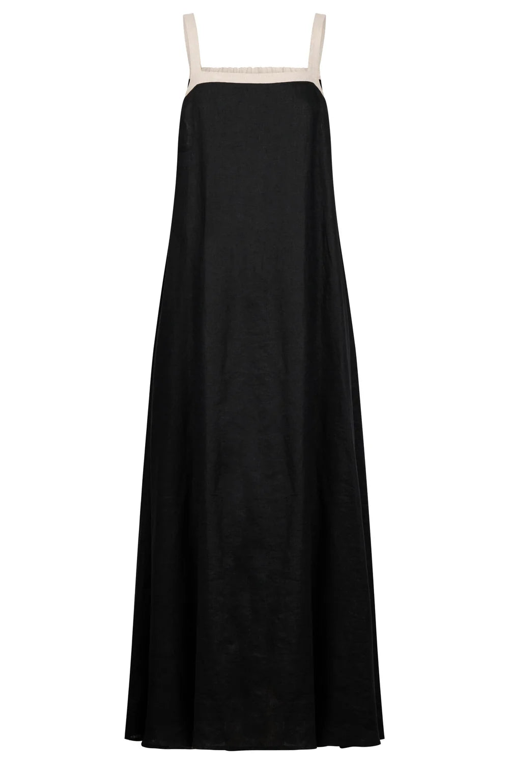 Maris Splice Tank Maxi Dress - Black / Tusk