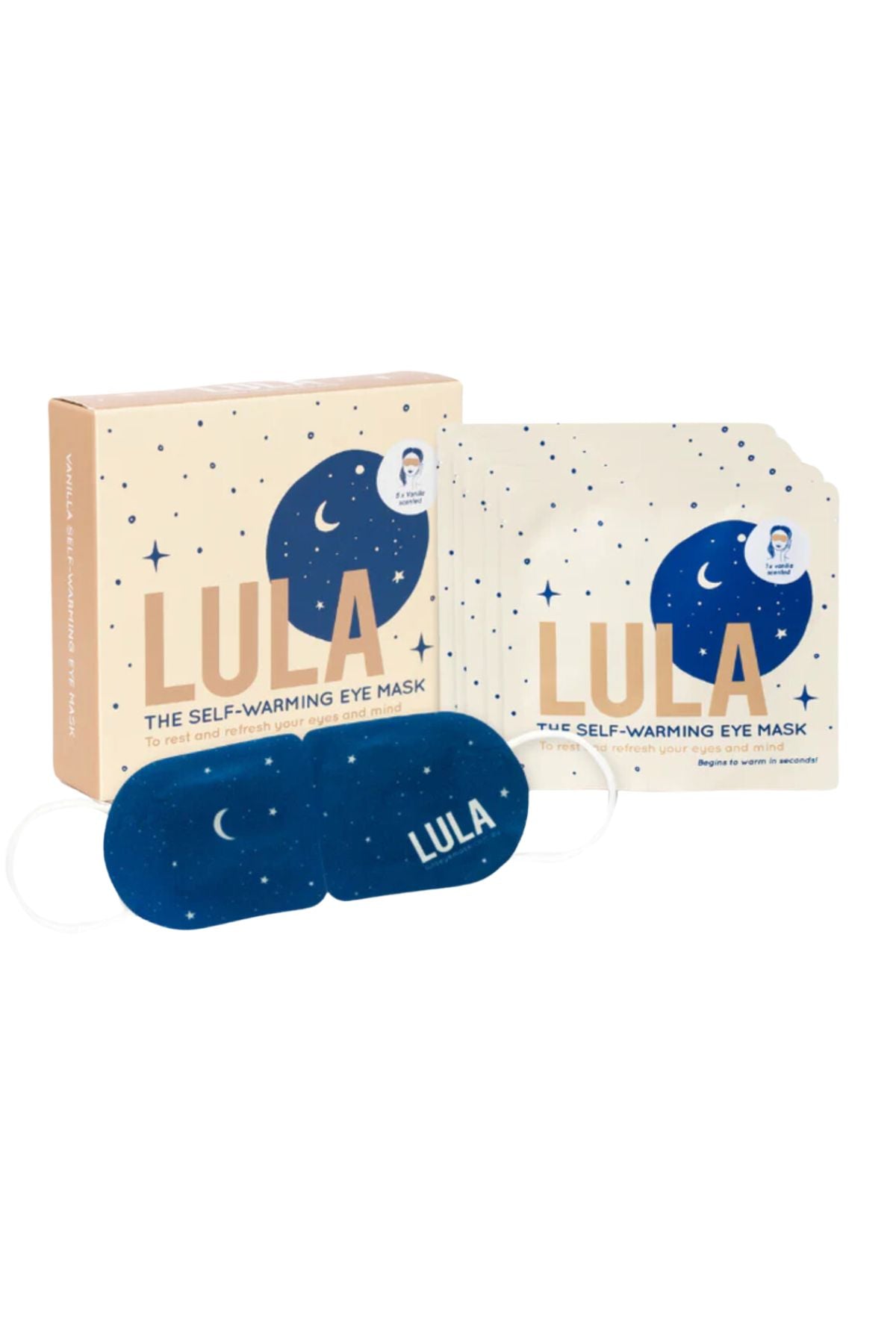 Lula Self Warming Eye Mask - Vanilla (5 Pack)