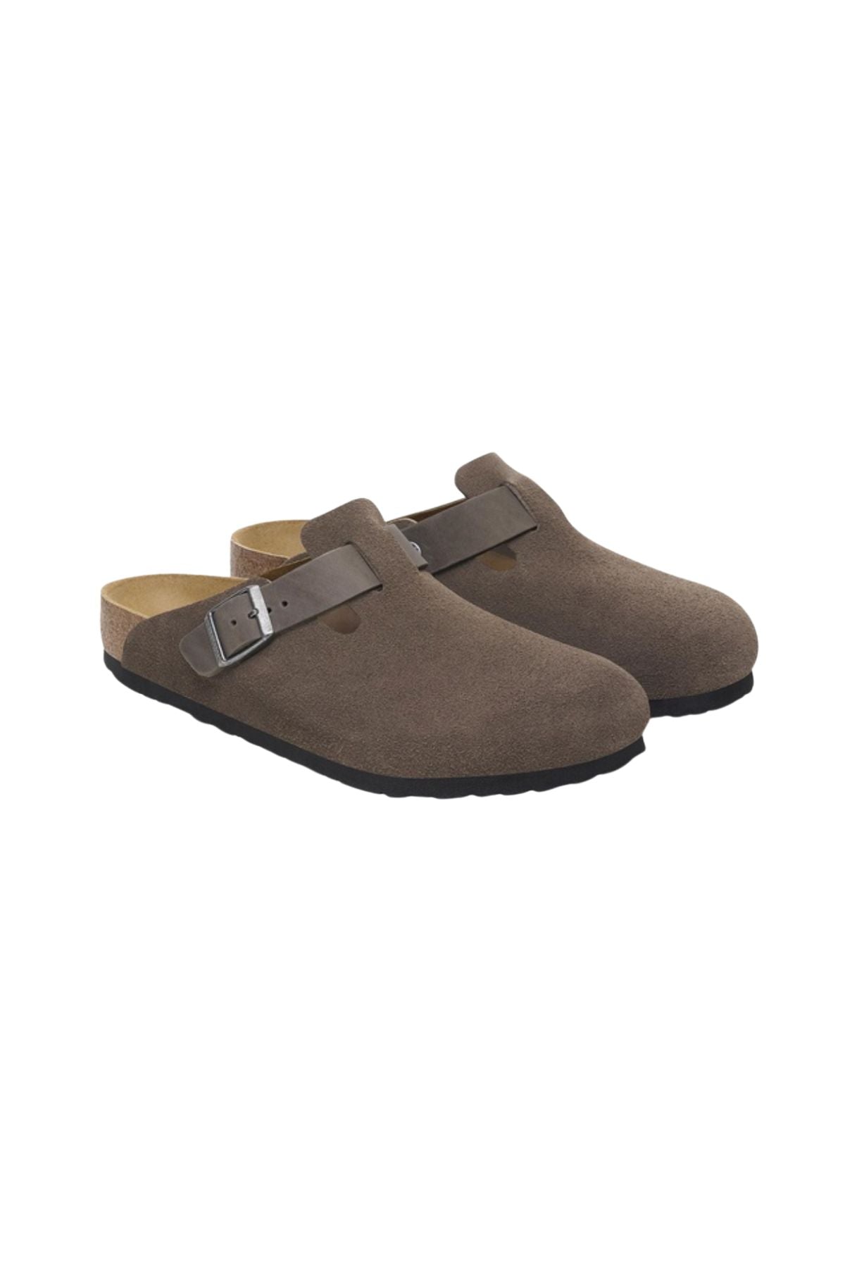 Birkenstock Boston - Concrete Grey Oiled Leather