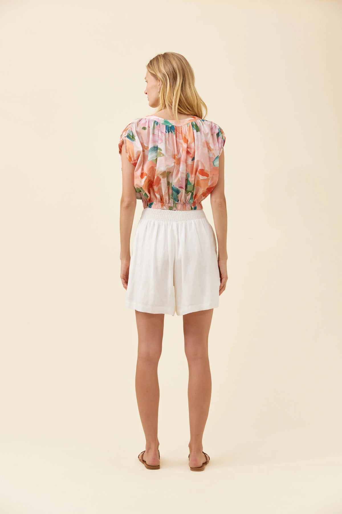 Rosa Reversible Crop Top - Floral