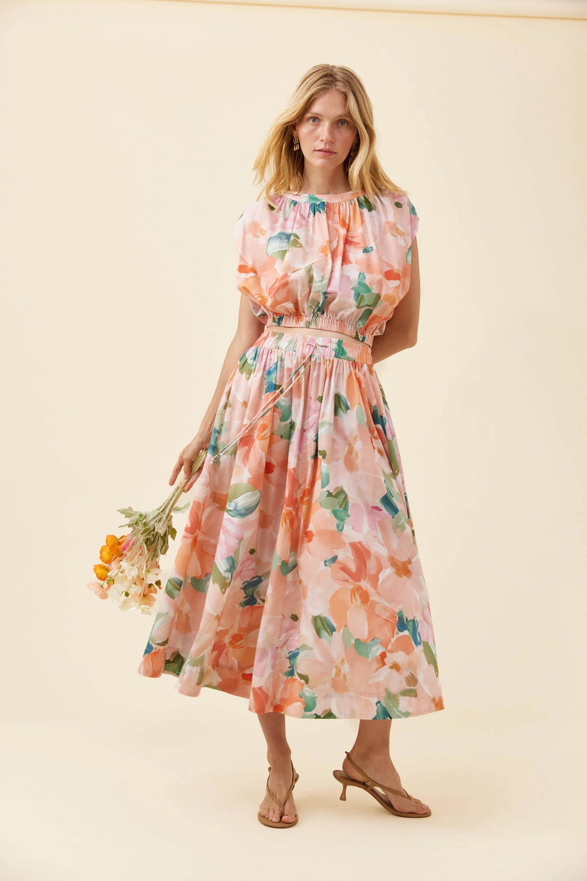 Rosa Maxi Skirt - Floral