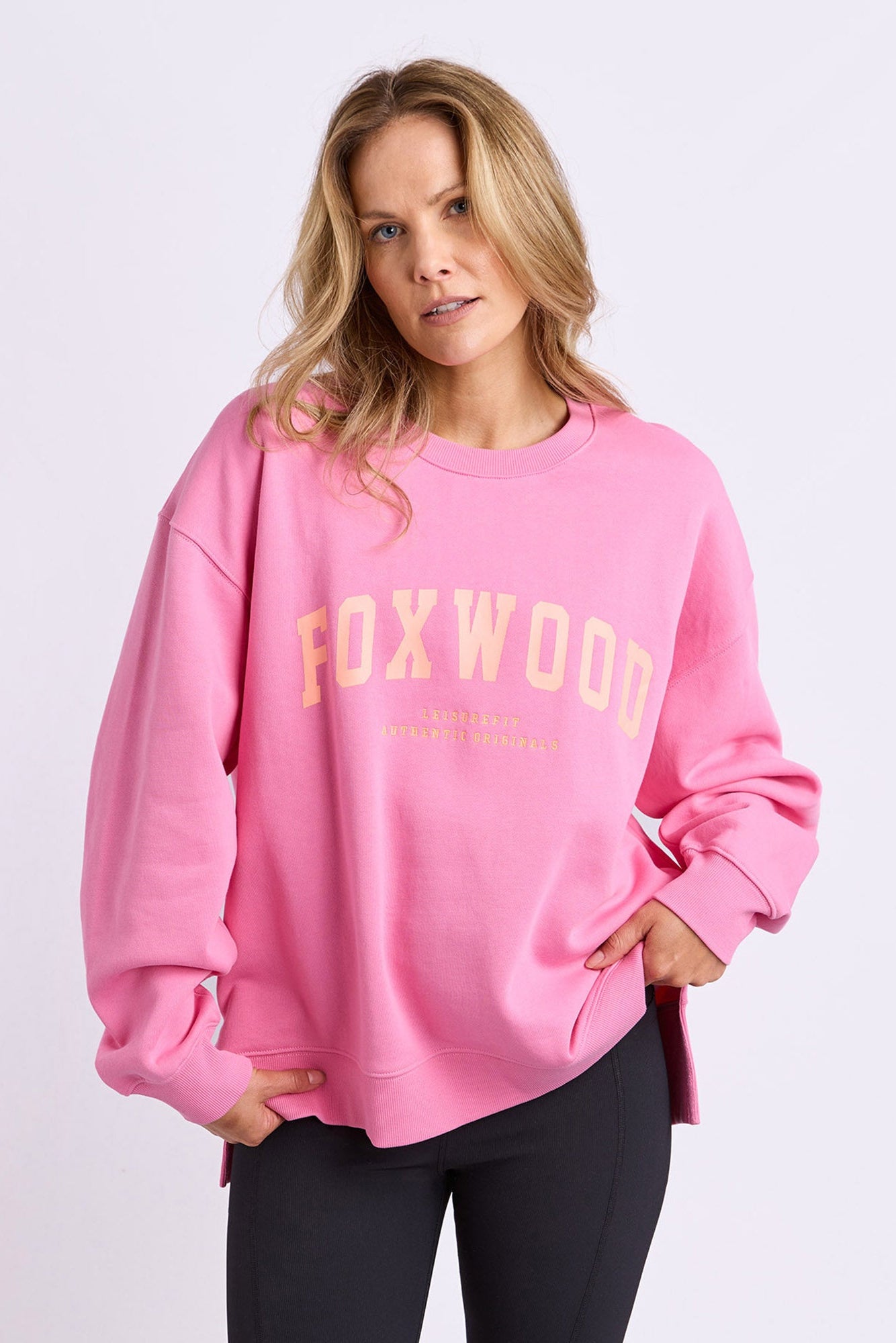 Foxwood Interval Crew - Pink/Orange