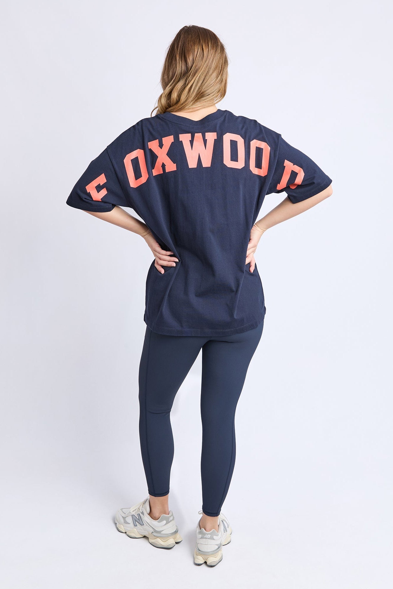 Interval Tee - Navy/Orange