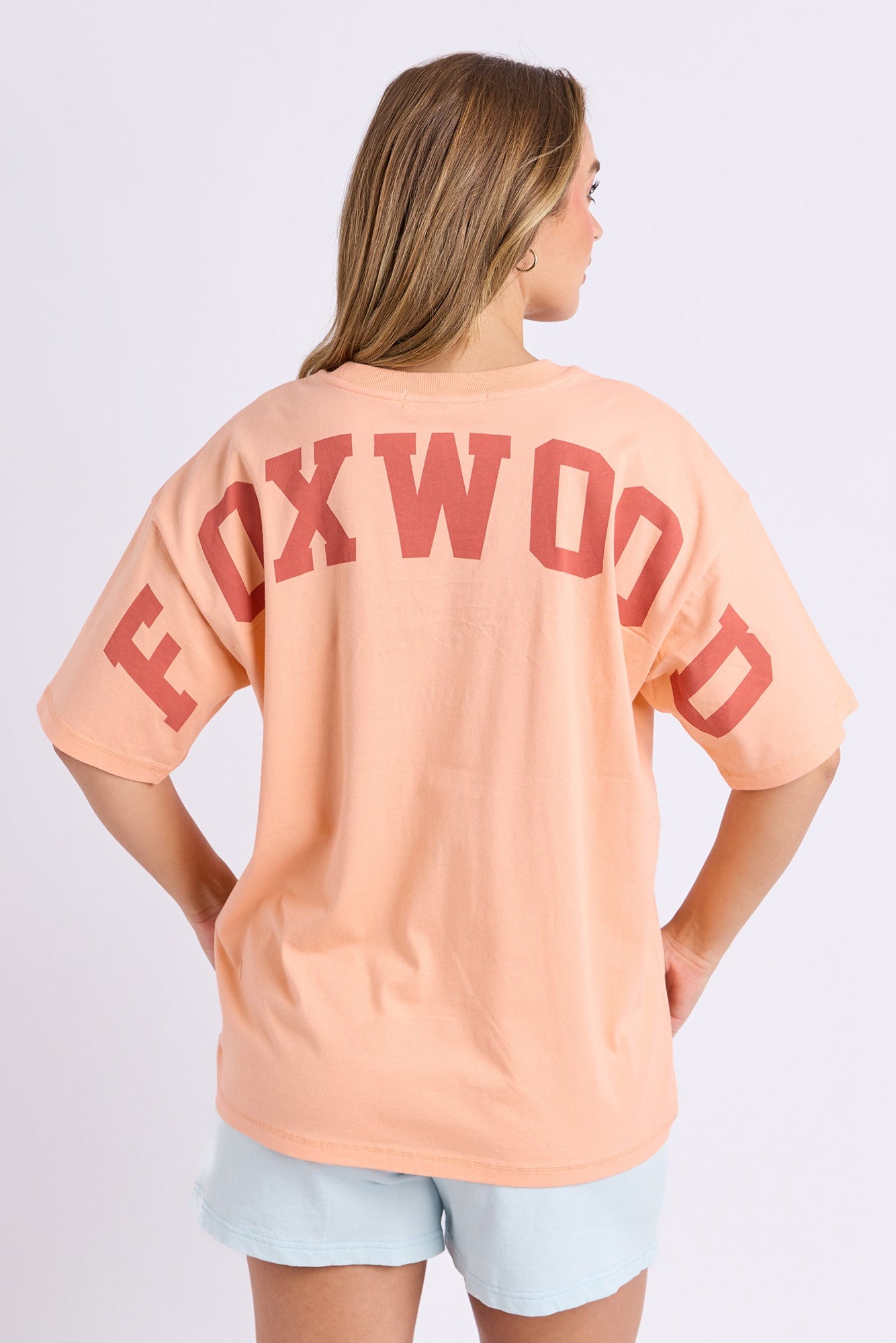 Foxwood Interval Tee - Neon Peach