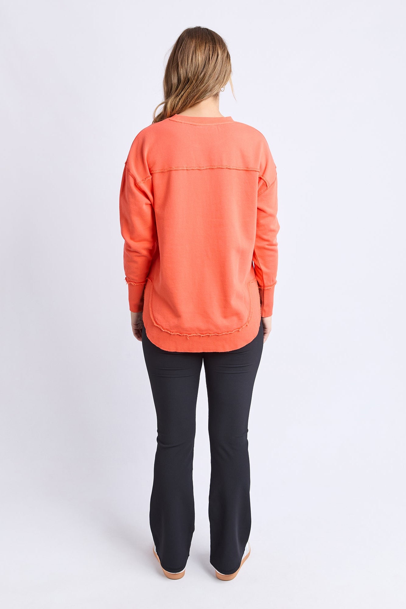 Simplified Crew - Orange Red