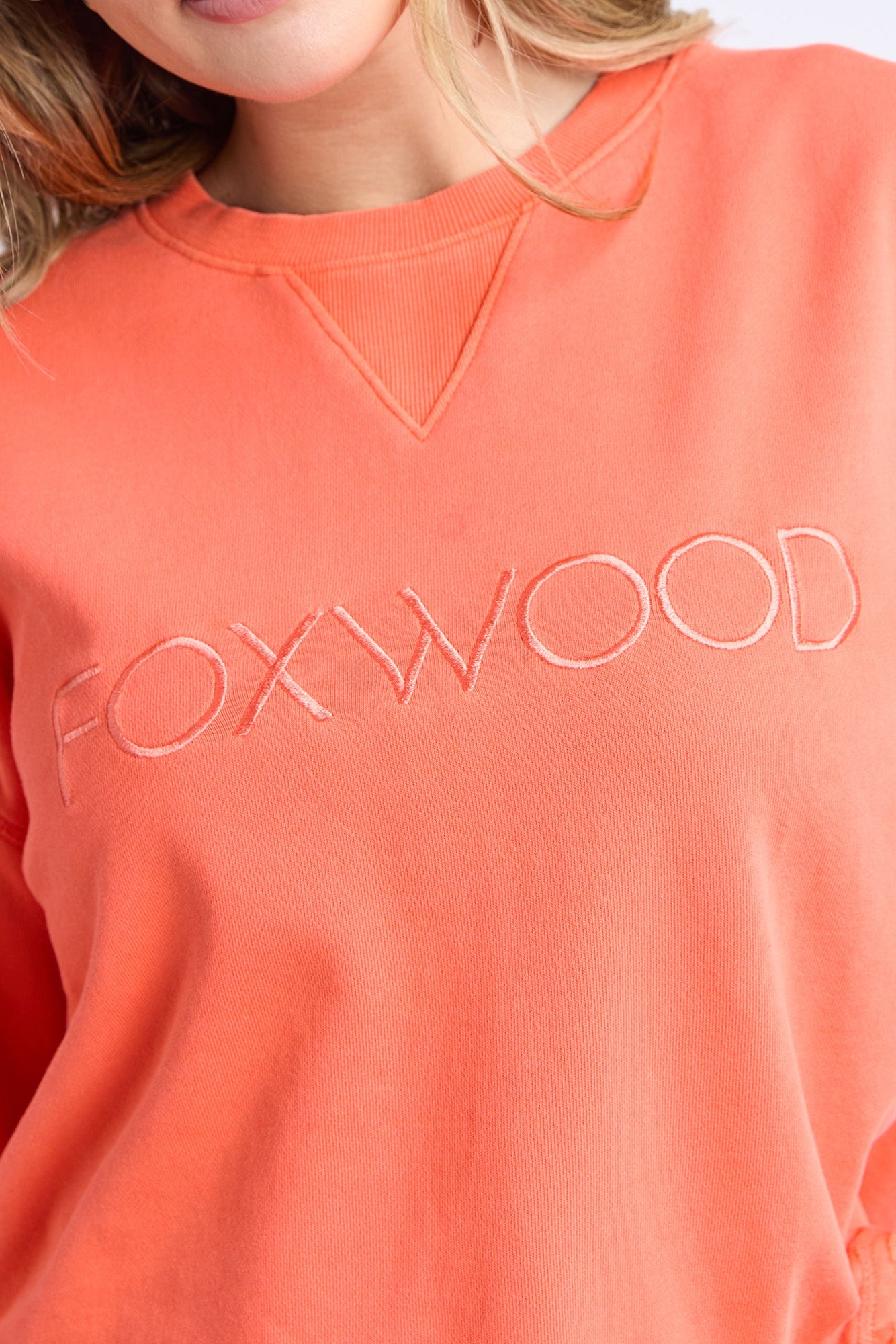 Simplified Crew - Orange Red