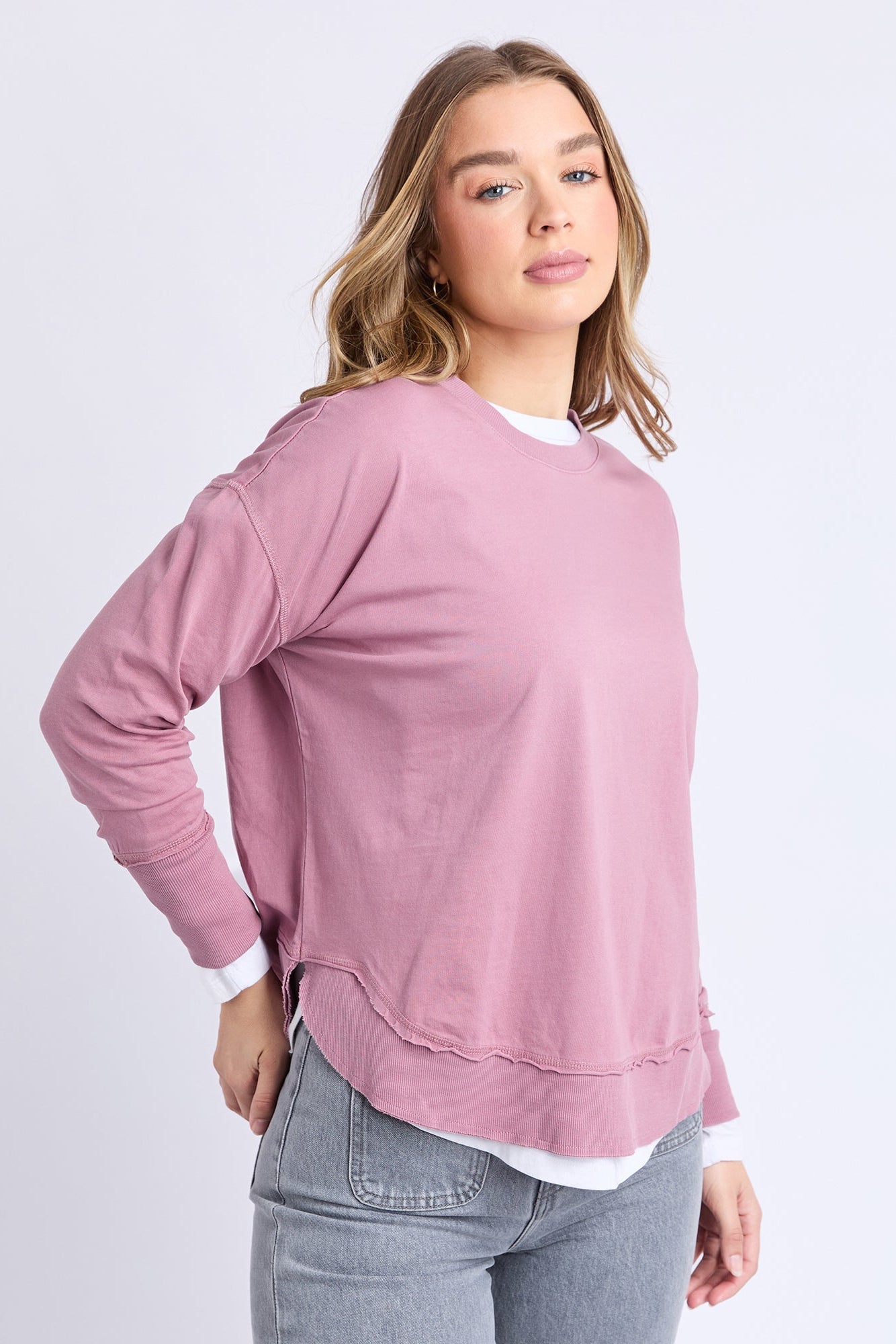 Farrah Long Sleeve - Dusty Rose