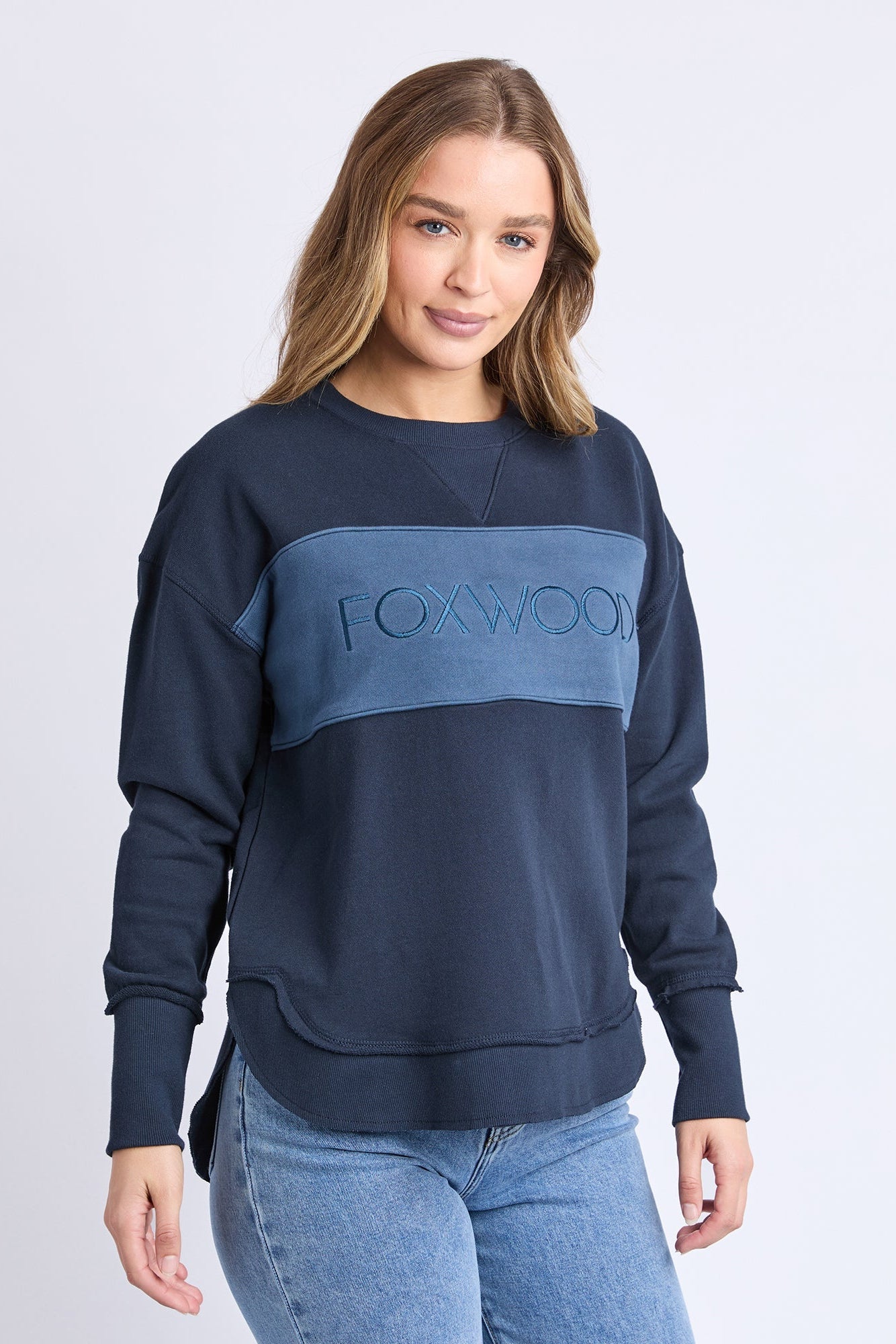 Simplified Tonal Crew - Navy
