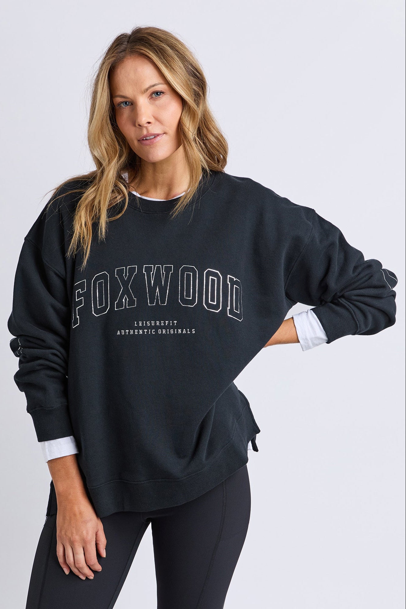 Foxwood Interval Crew - Black/Silver