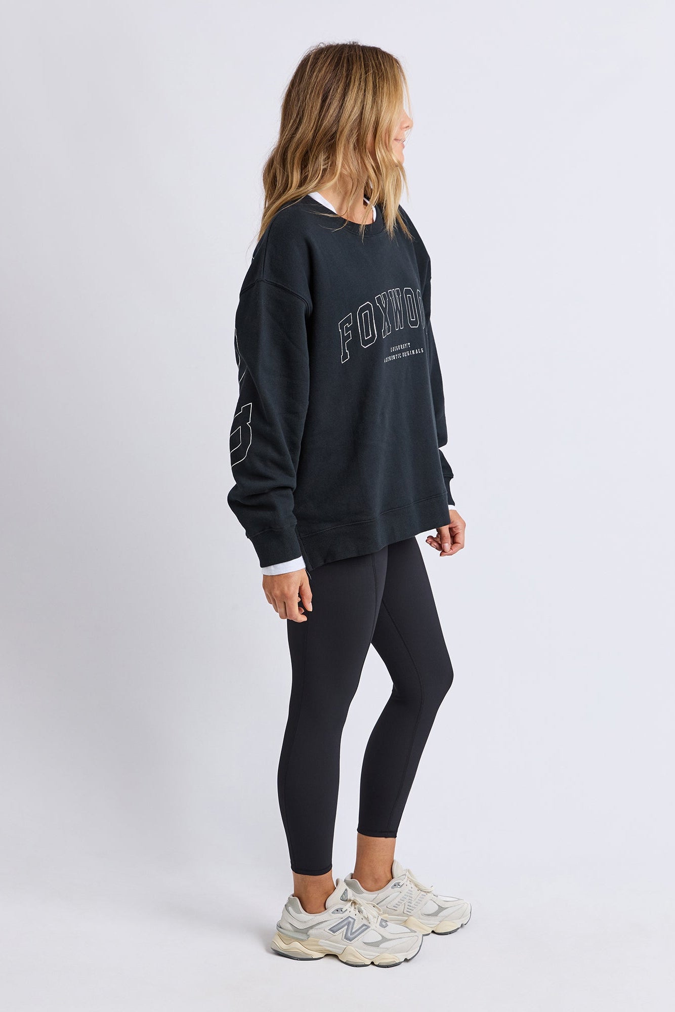 Foxwood Interval Crew - Black/Silver