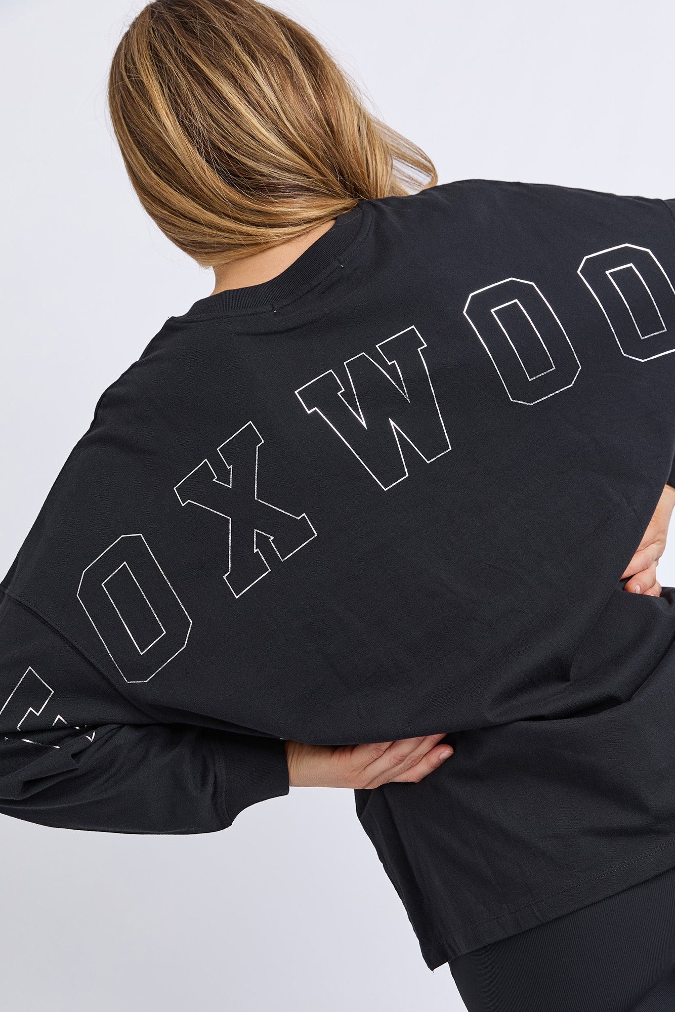 Foxwood Interval L/S Tee - Black/Silver