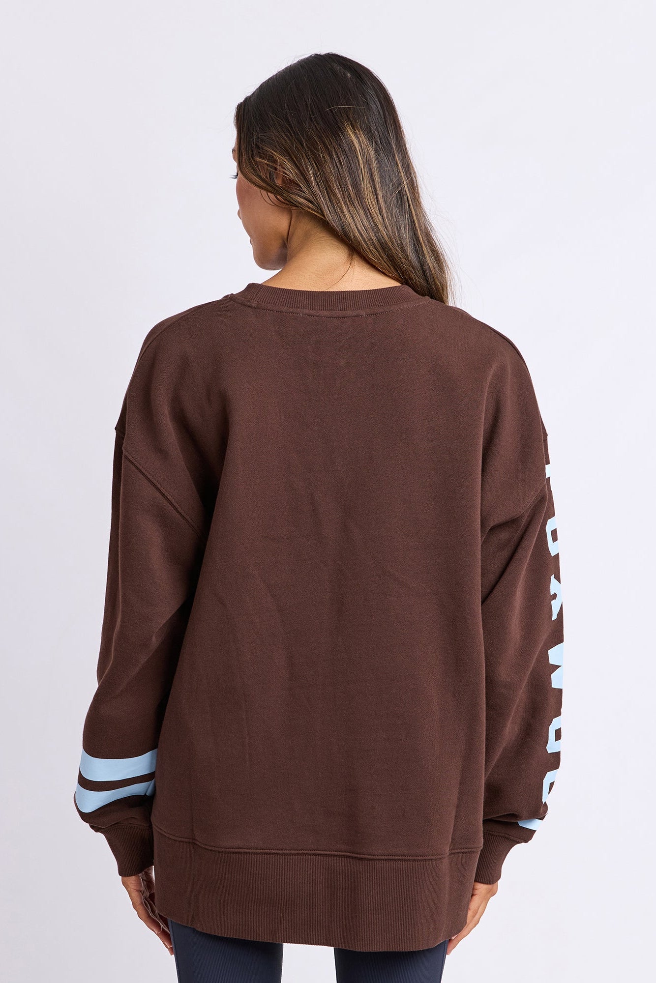 Foxwood Origin Crew - Light Blue with Coffee