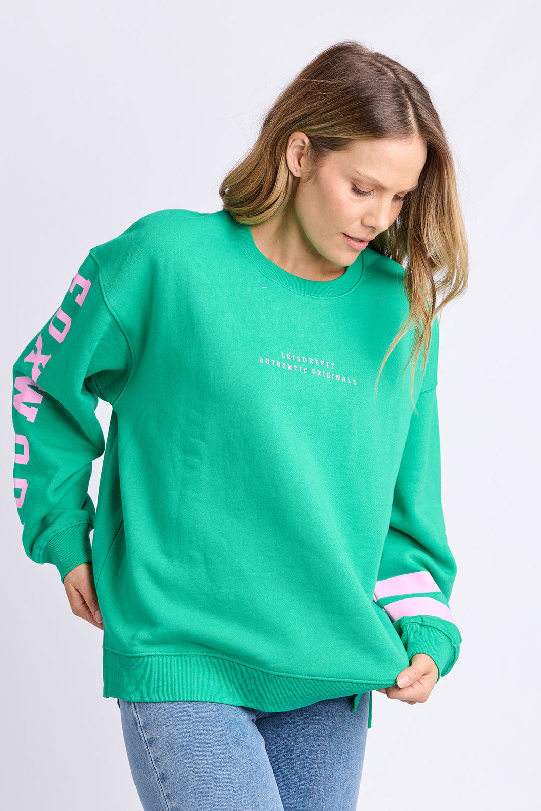 Foxwood Origin Crew - Green/Pink