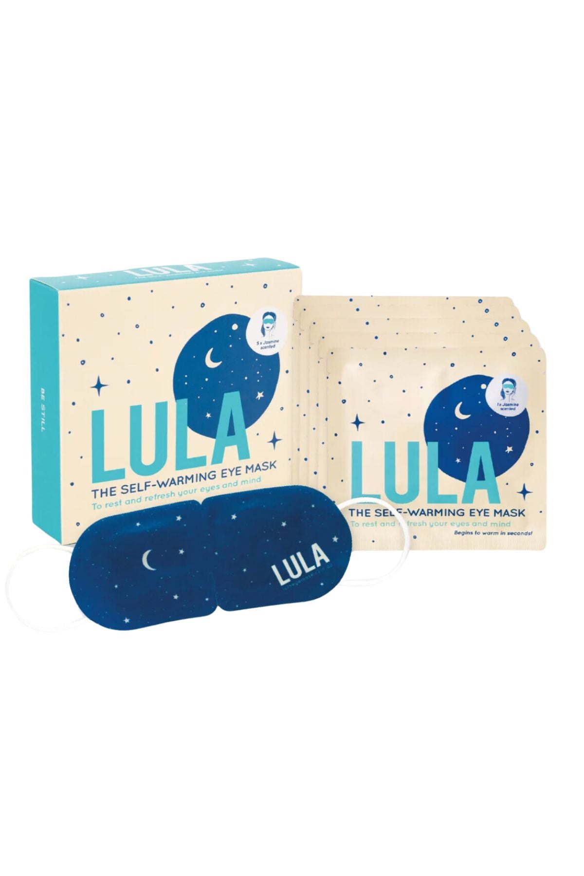 Lula Self Warming Eye Mask - Jasmine (5 Pack)