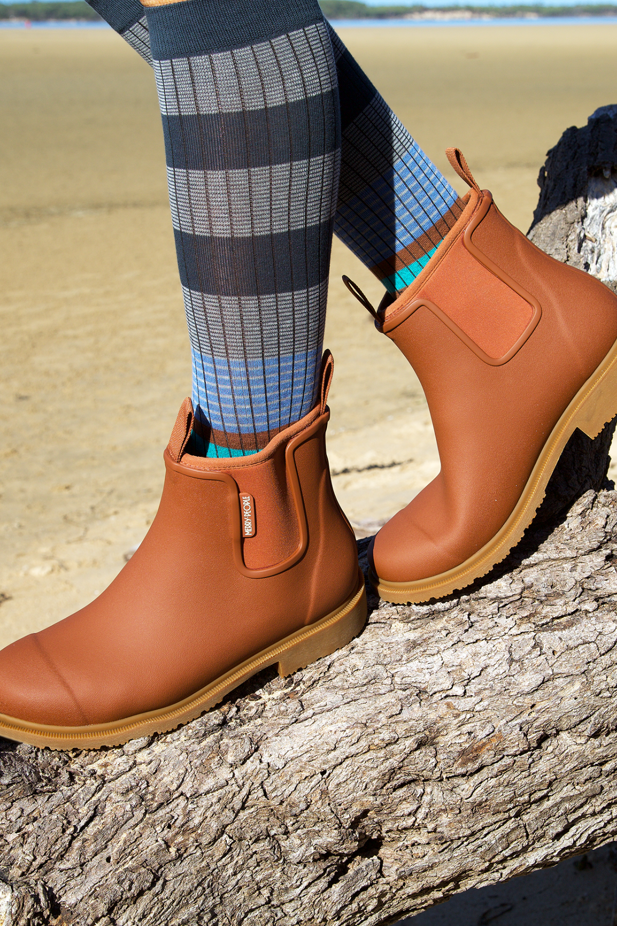 Merry People Bobbi Gumboots/Rainboots - Rust