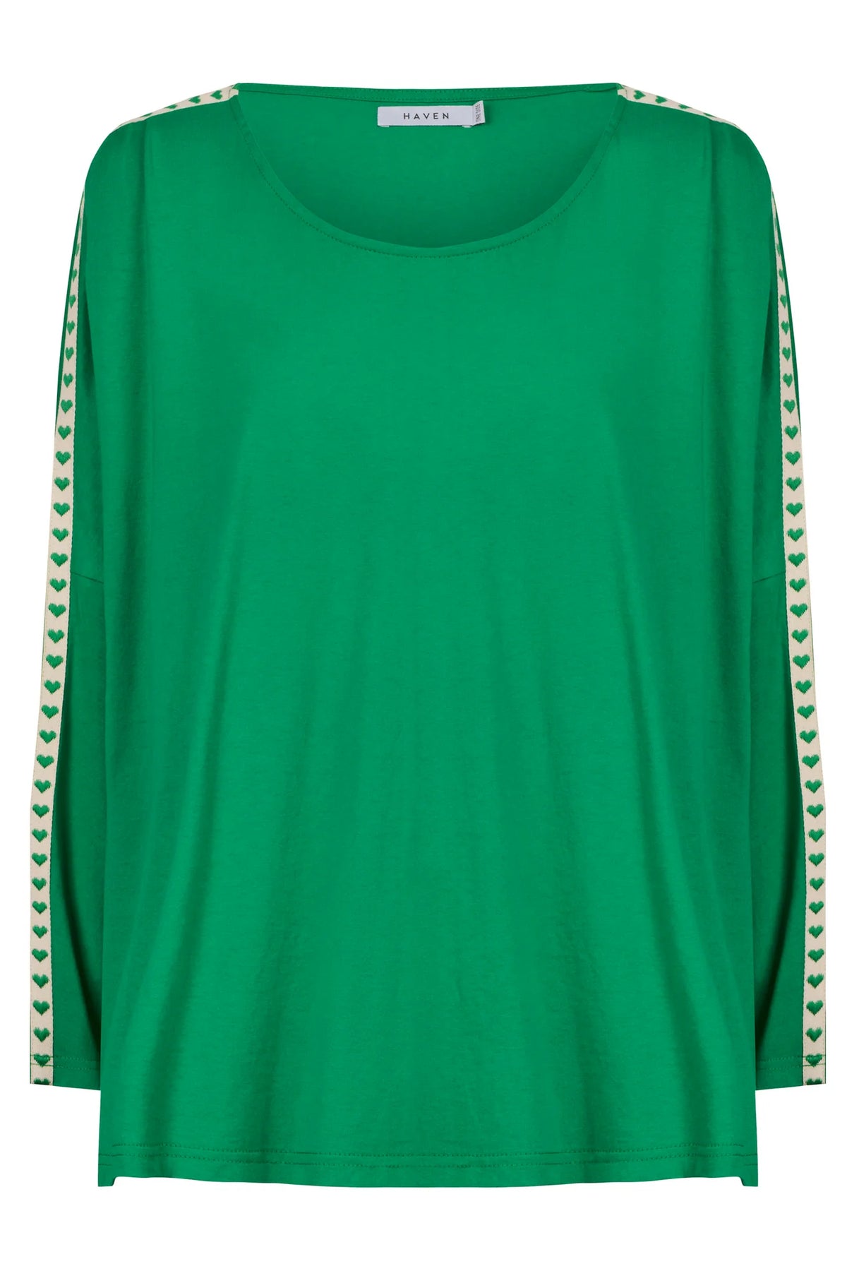 Elba Heart L/S Tshirt - Green