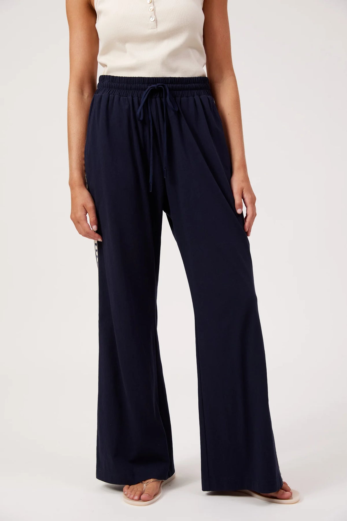 Elba Heart Pant - Navy