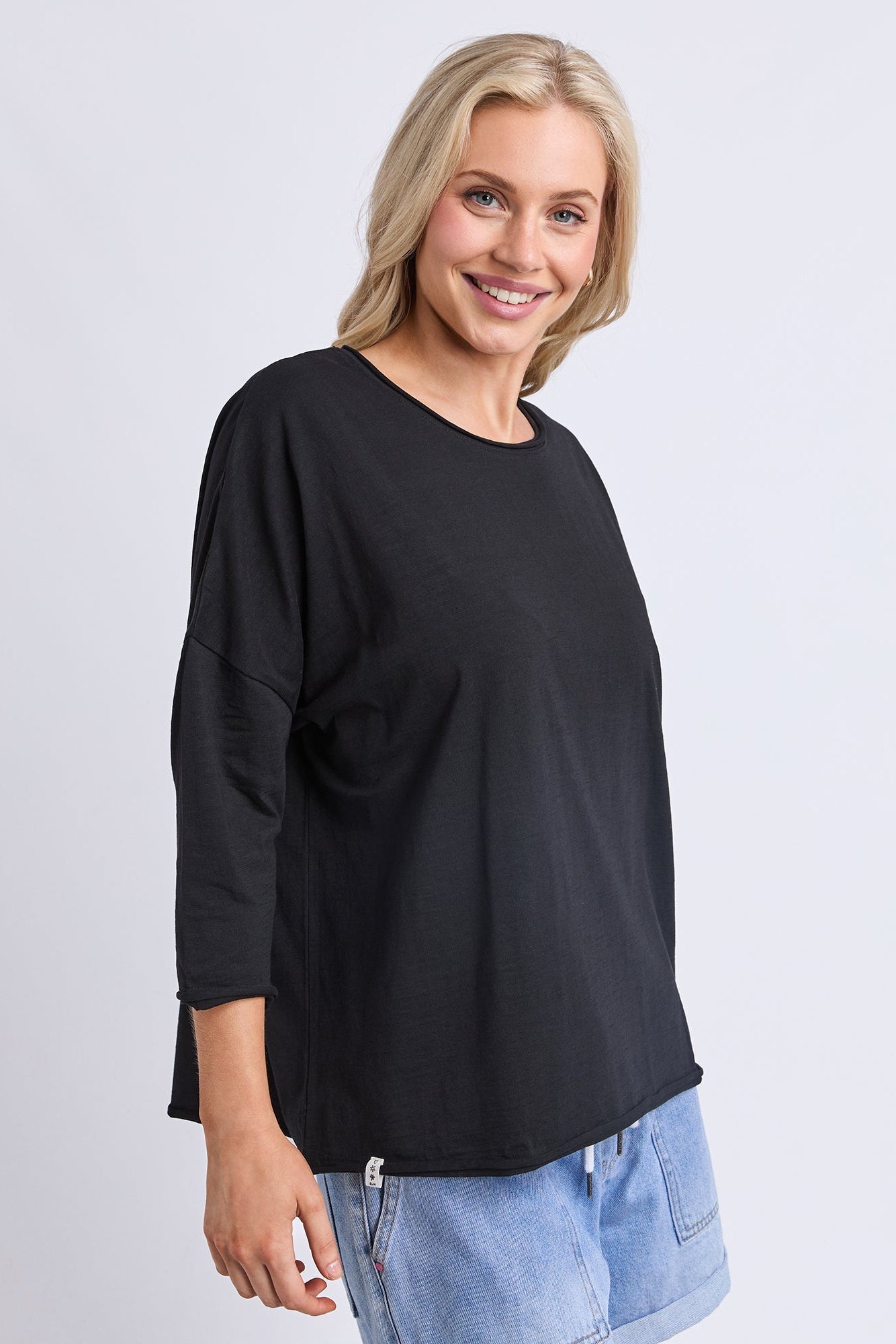 Elm Anya L/S Tee - Black