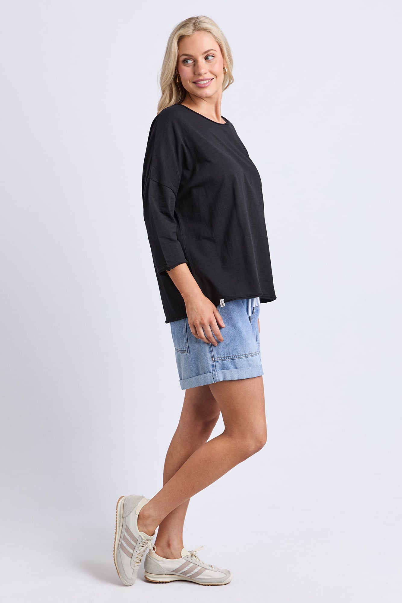 Elm Anya L/S Tee - Black