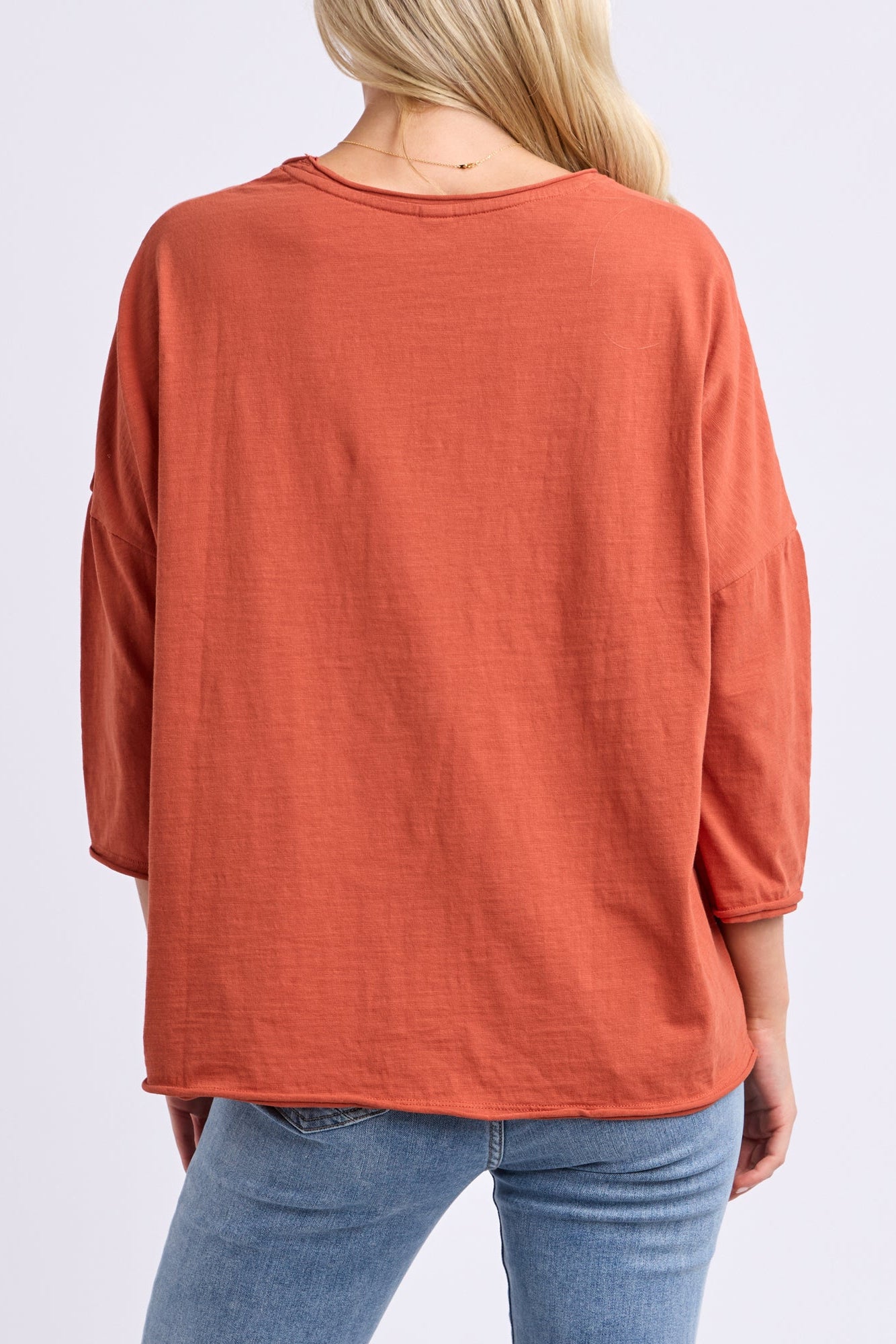 Elm Anya L/S Tee - Earth Brown