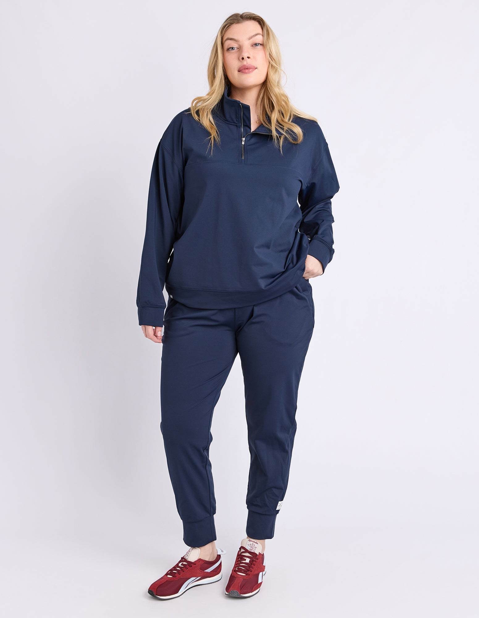Alexis Half Zip - Navy