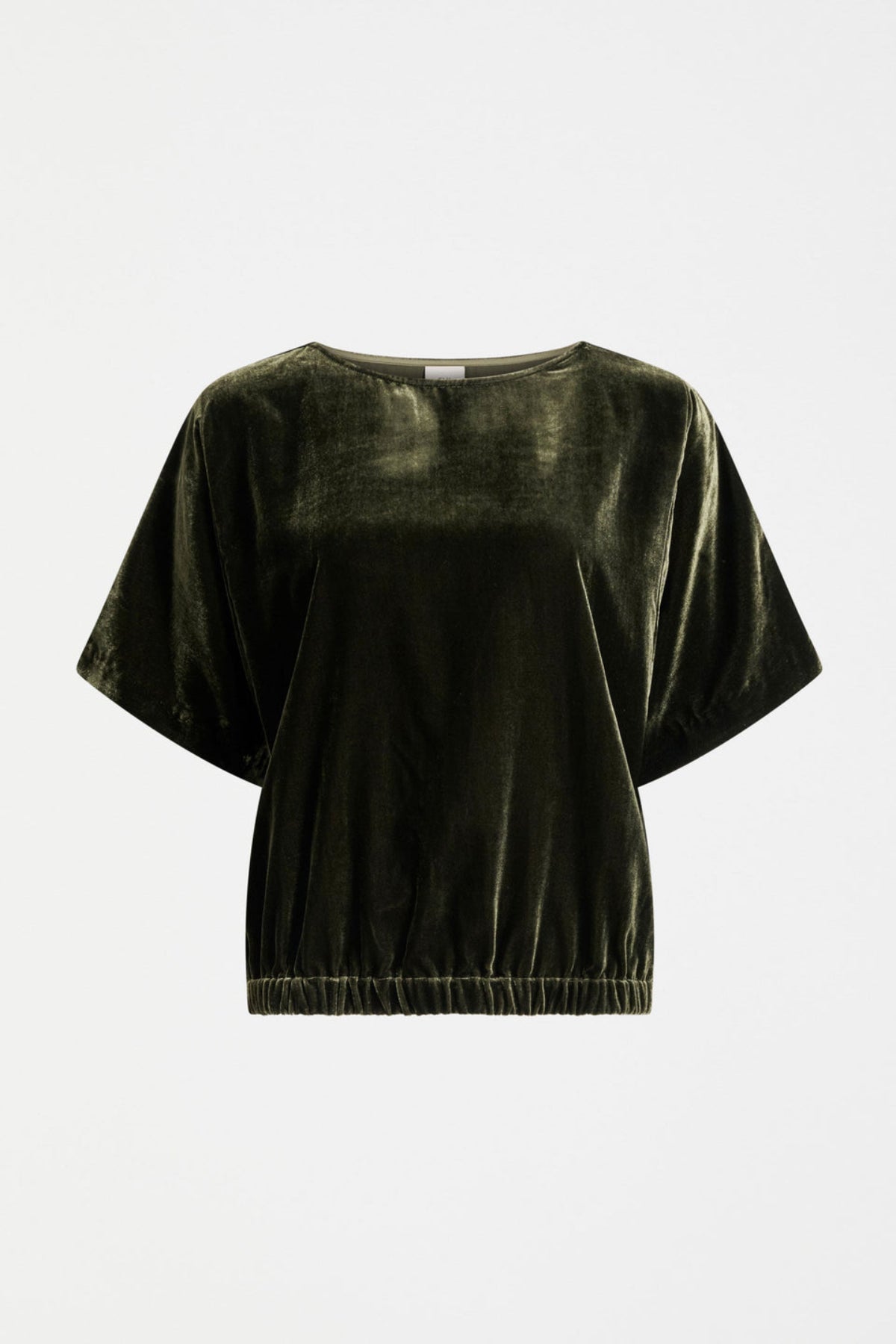 Elk Suuri Gathered Top - Olive