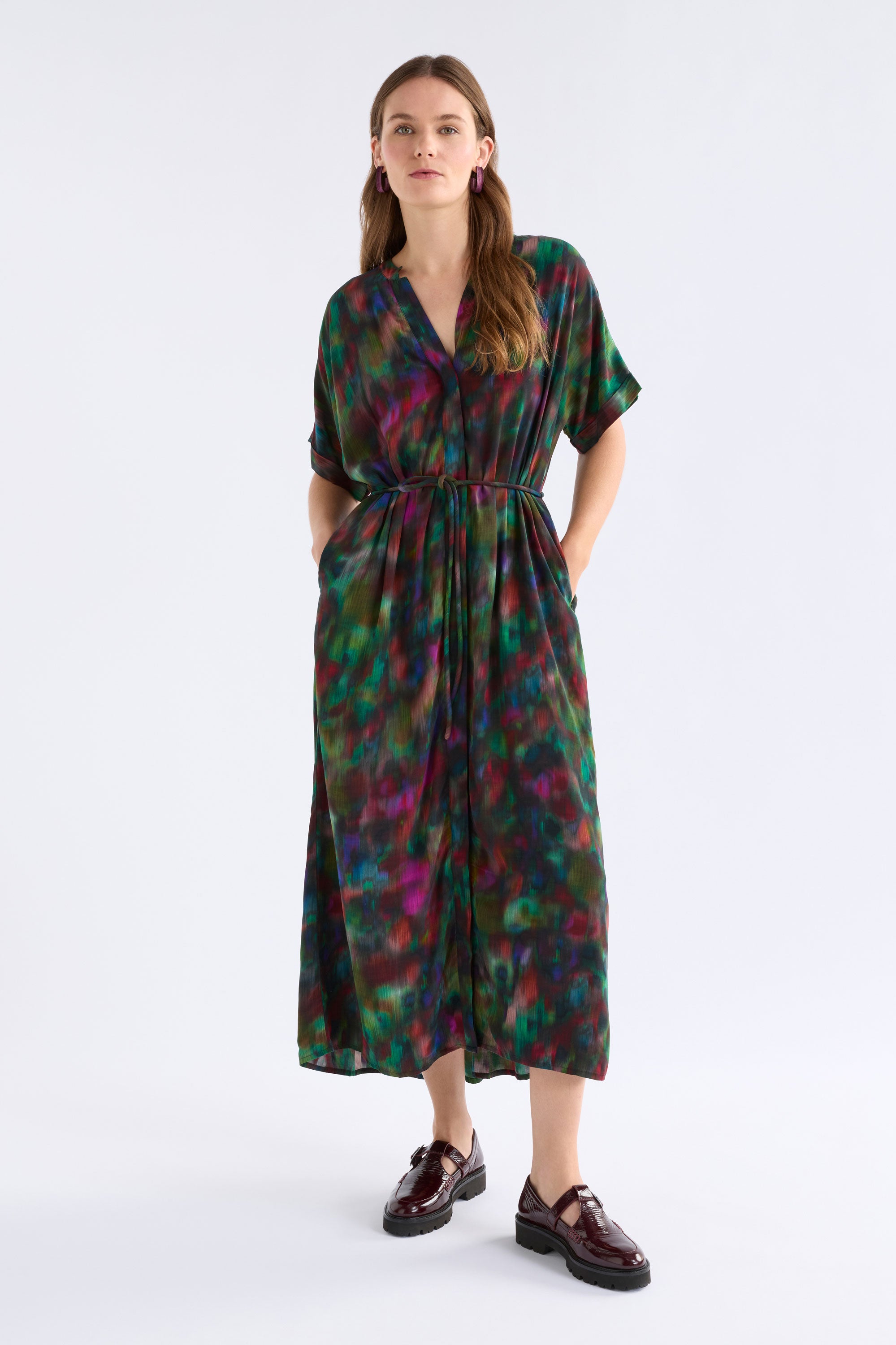 Elk Malo Shirt Dress - Jord Print