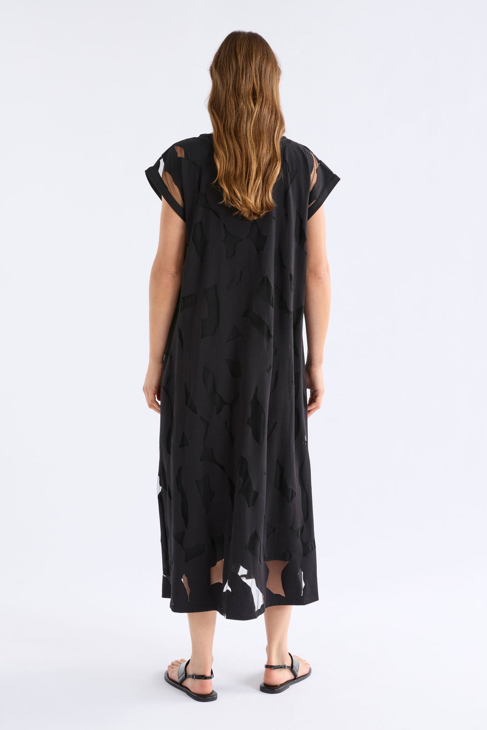 Elk Varr Burnout Dress - Black