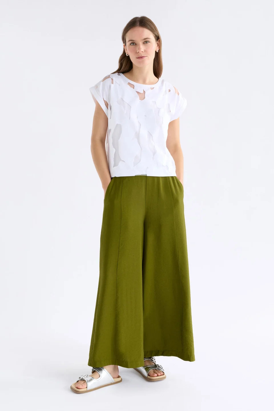 Elk Varr Burnout Top - White
