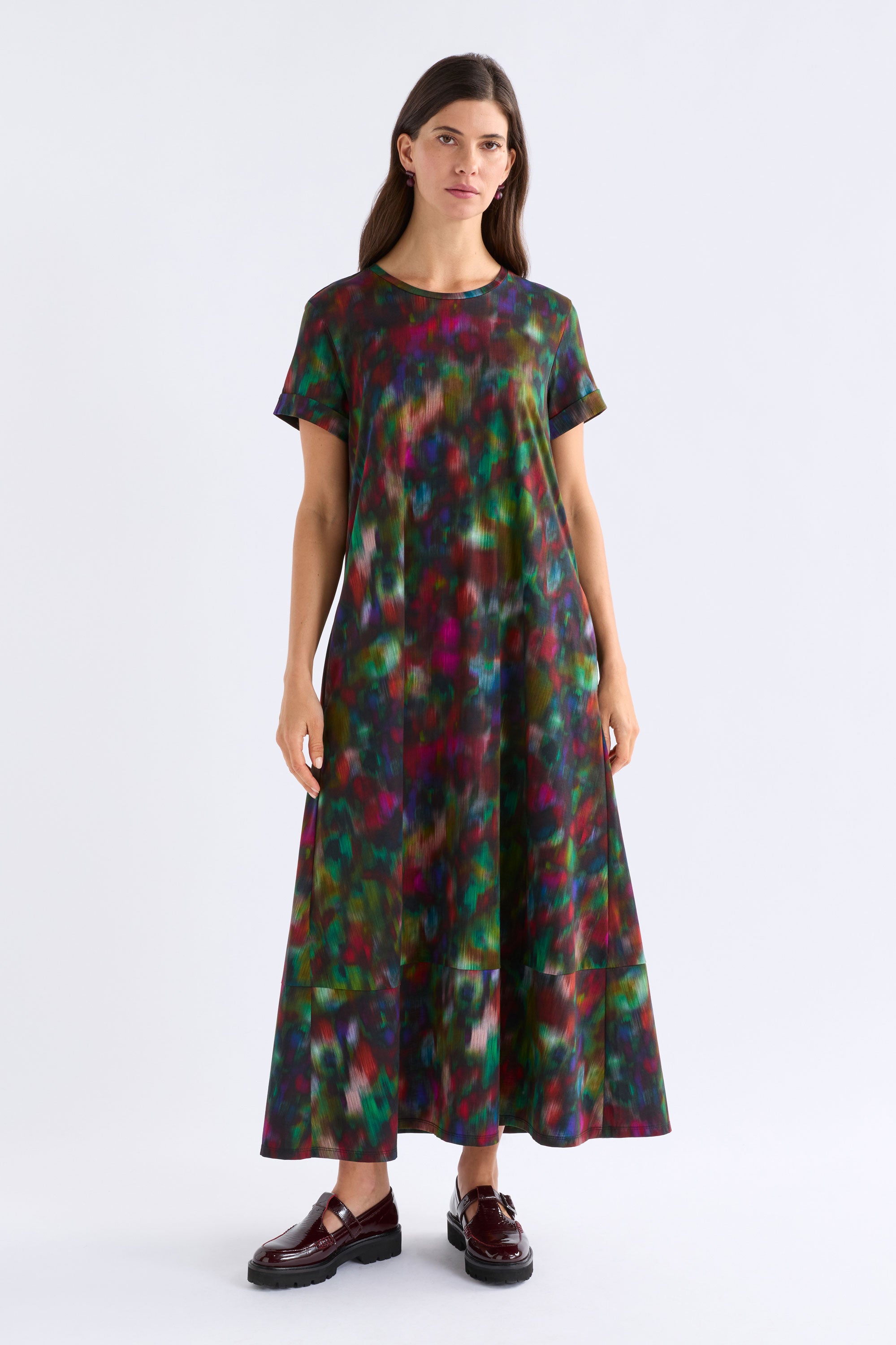 Elk Haki Dress - Jord Print
