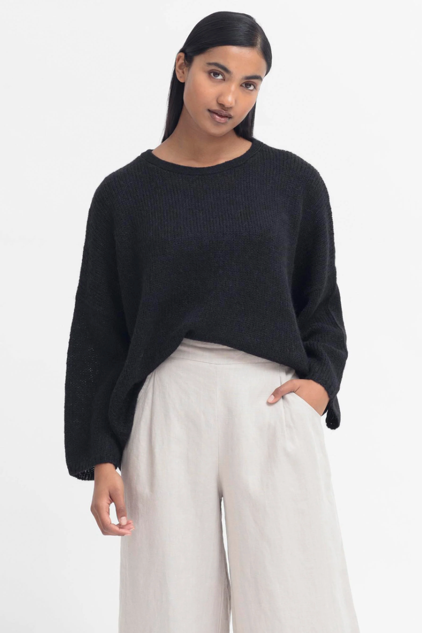 Elk Agna Sweater - Black
