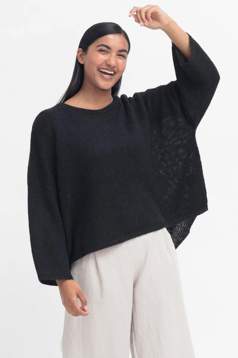 Elk Agna Sweater - Black