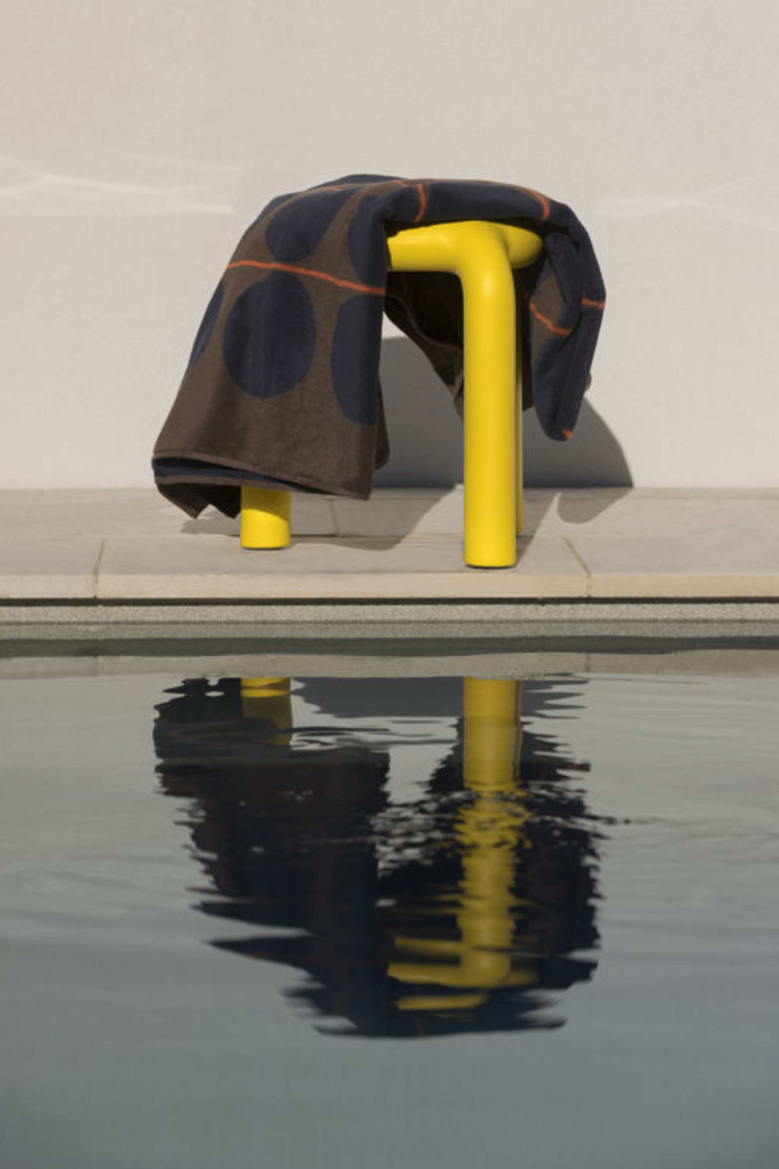 Abacus Beach Towel - Rye/Tamarillo