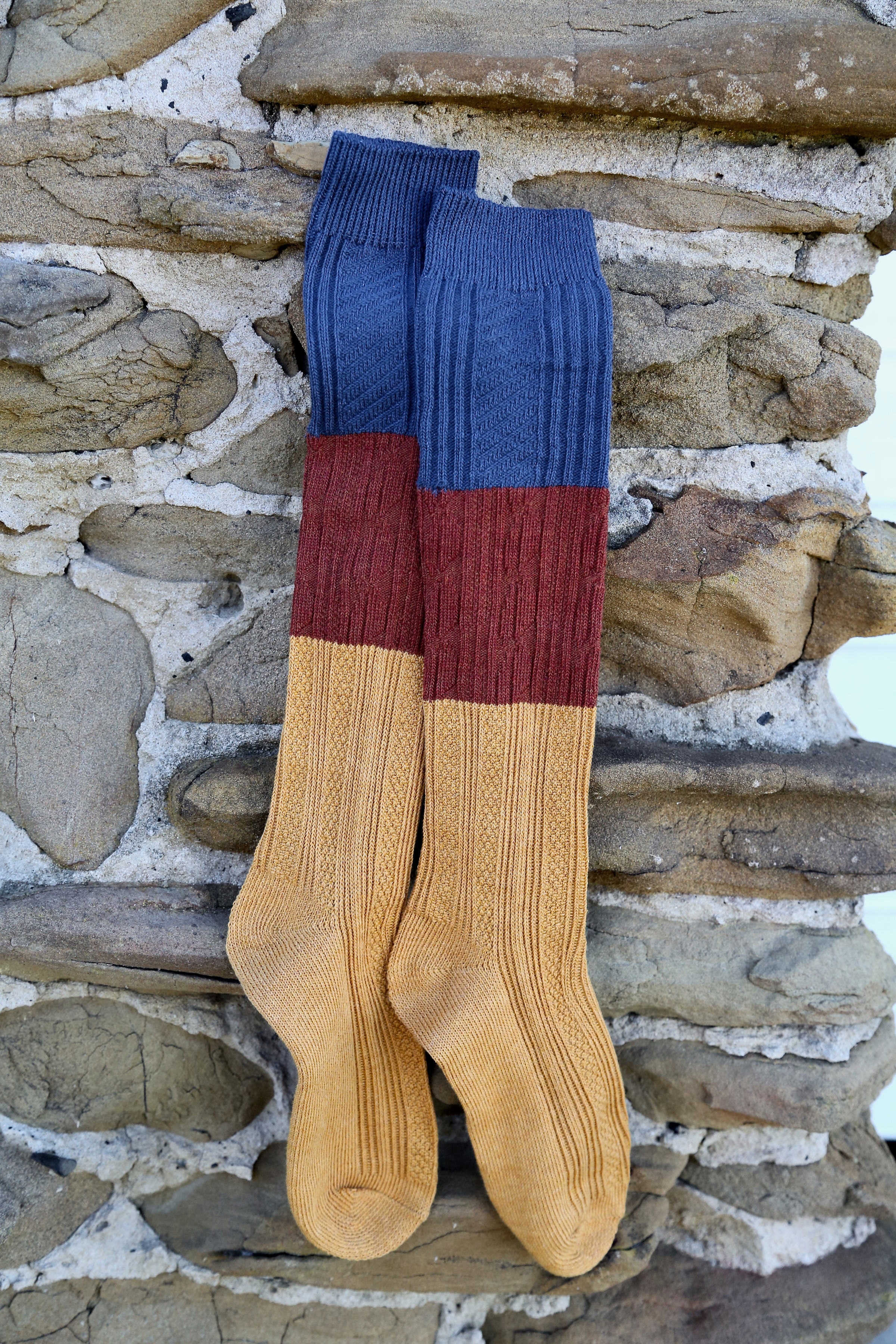 Adventure Long Socks - Cobalt