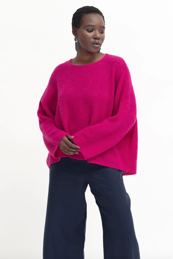 Agna Sweater - Bright Pink