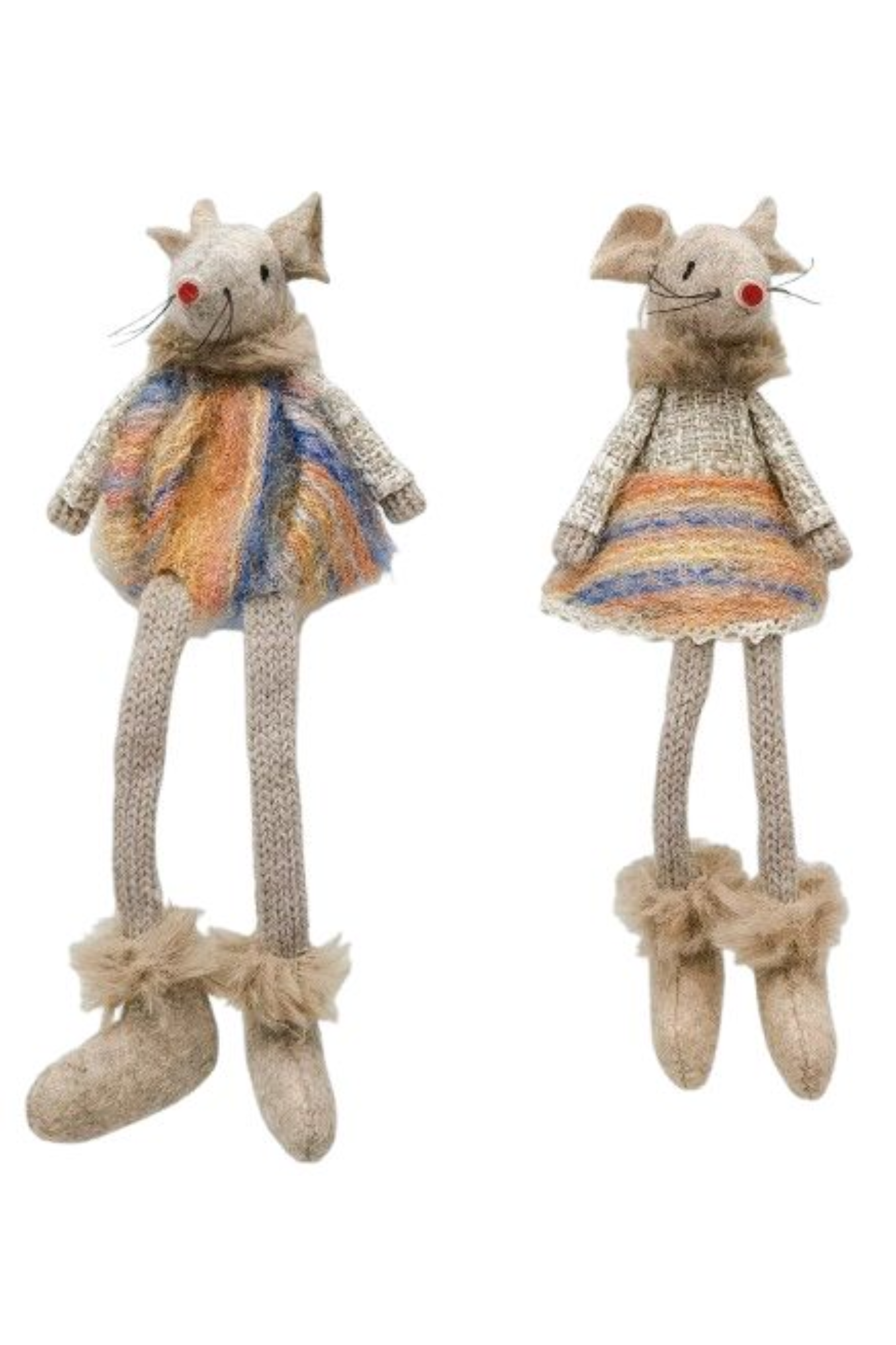 Boy or Girl Mice in Pastel Outfits