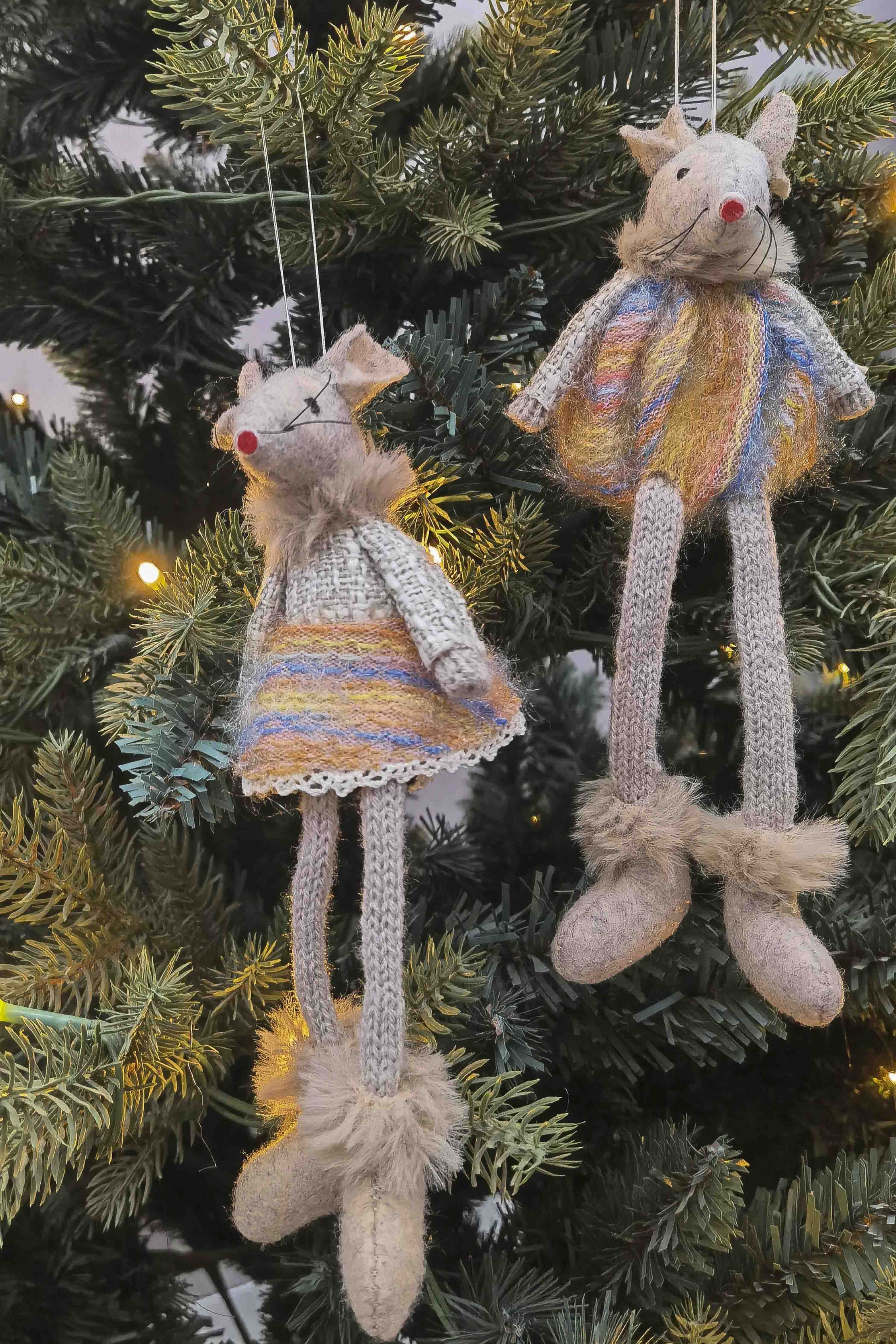 Boy or Girl Mice in Pastel Outfits