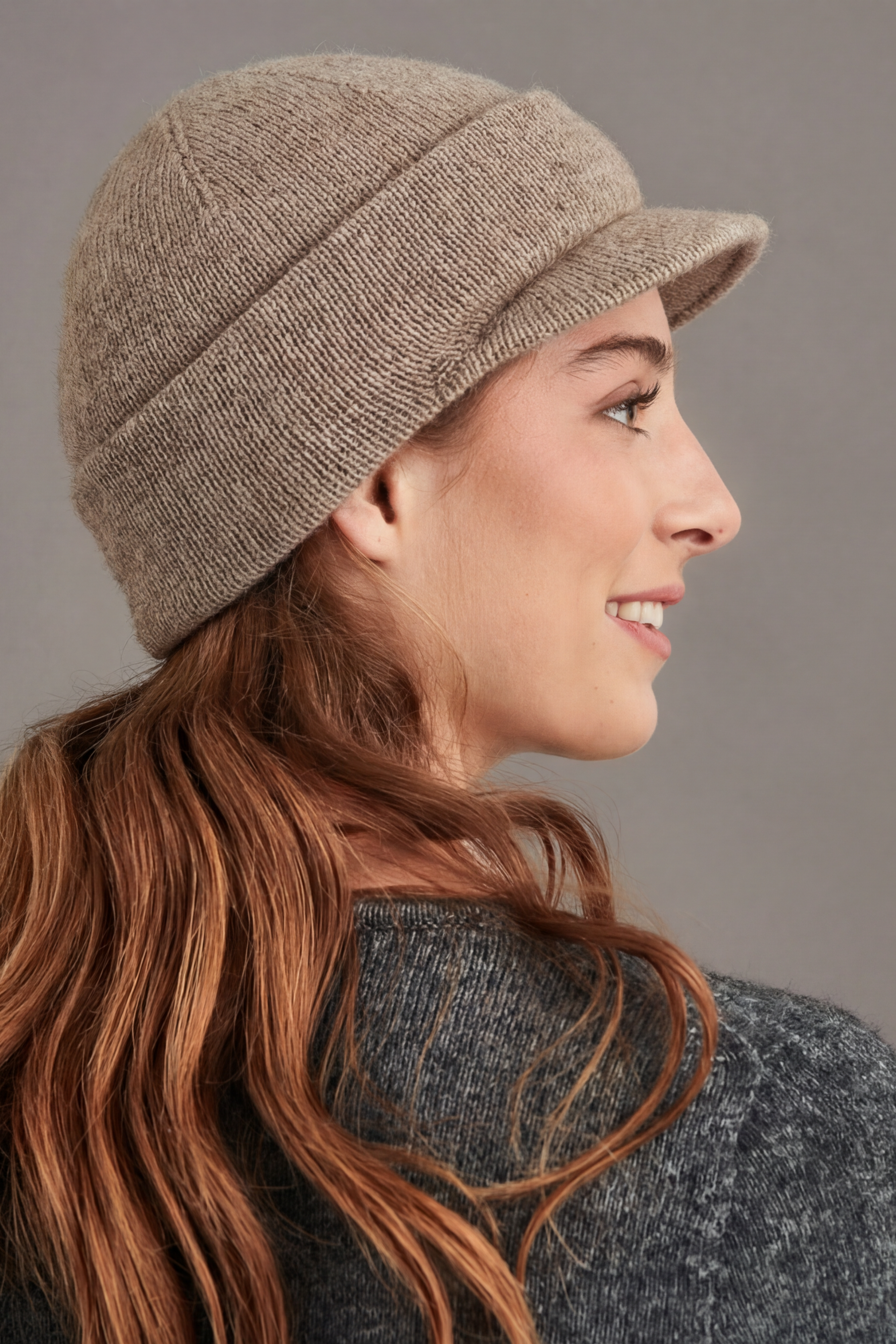 Cap with peak - Mocha