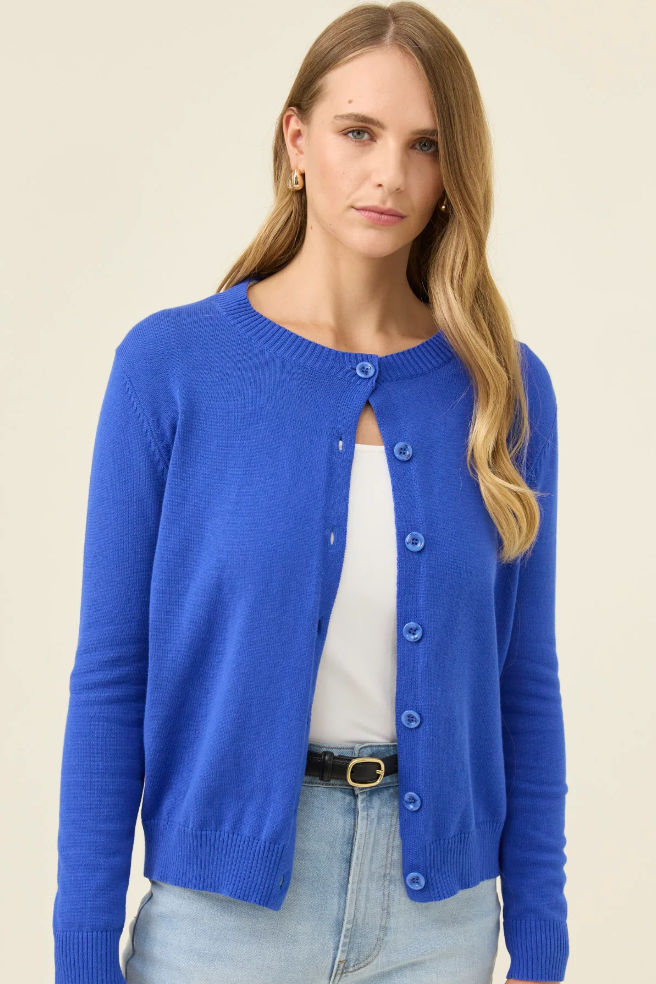 Darby Cardigan - Cobalt