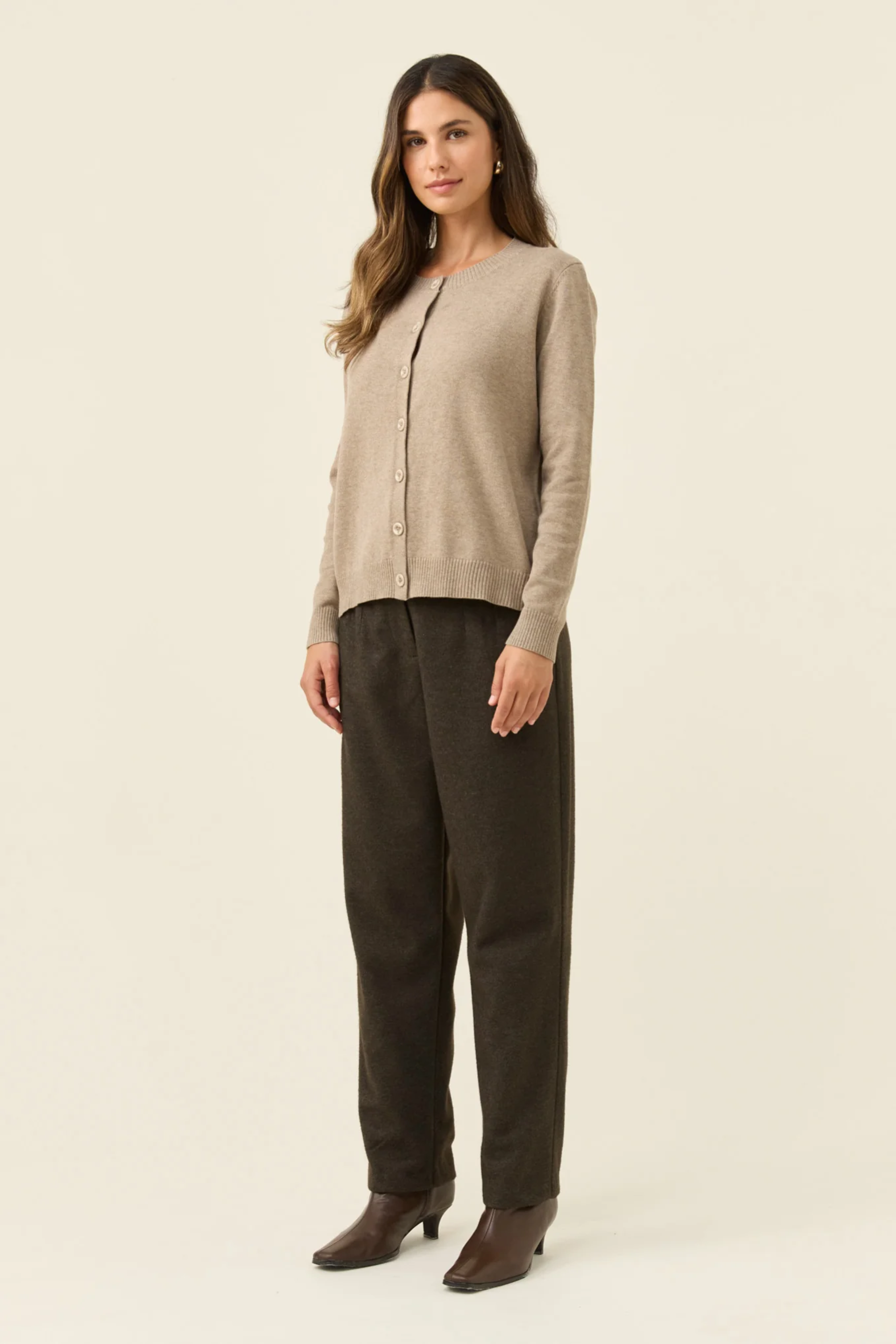 Darby Cardigan - Stone