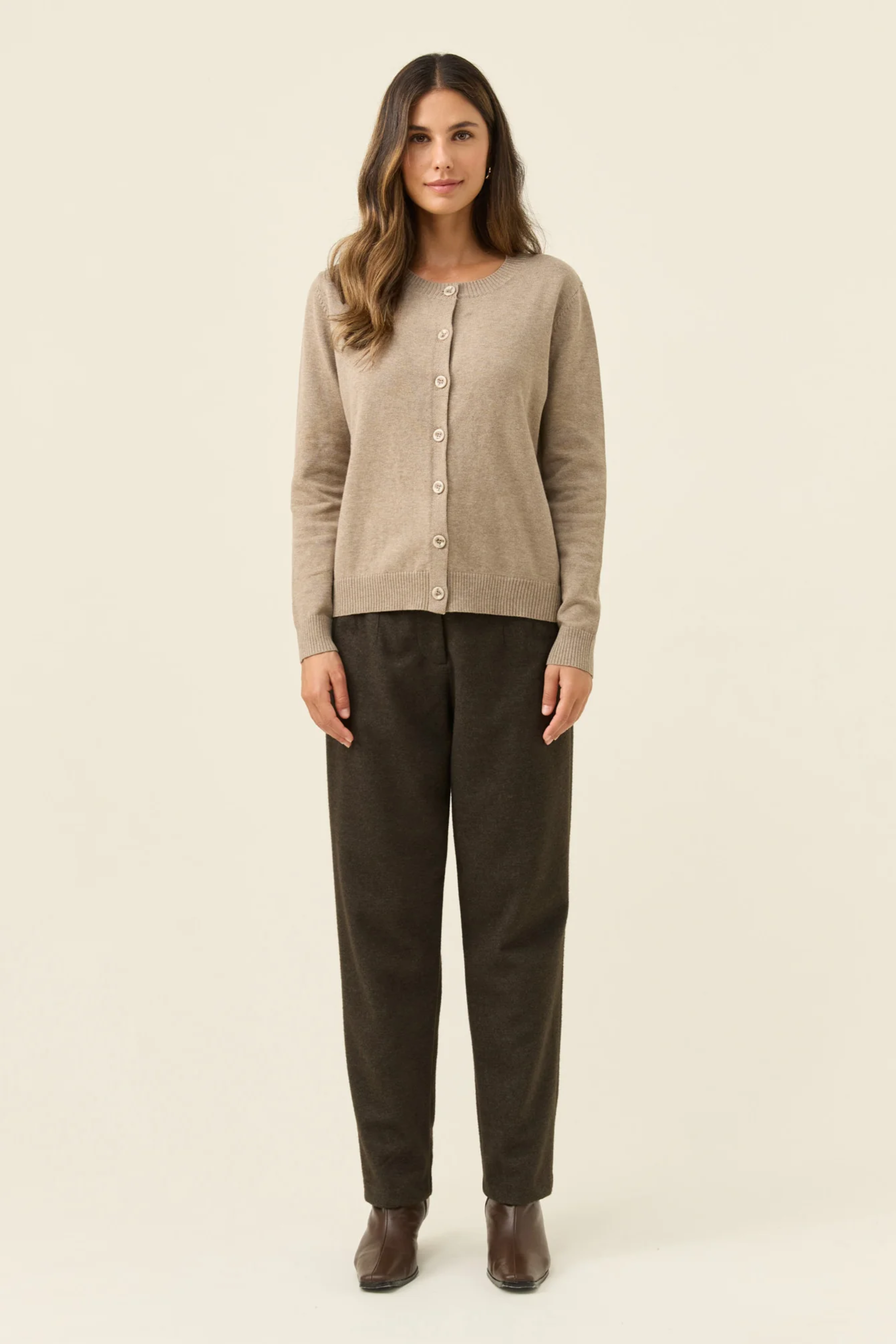 Darby Cardigan - Stone