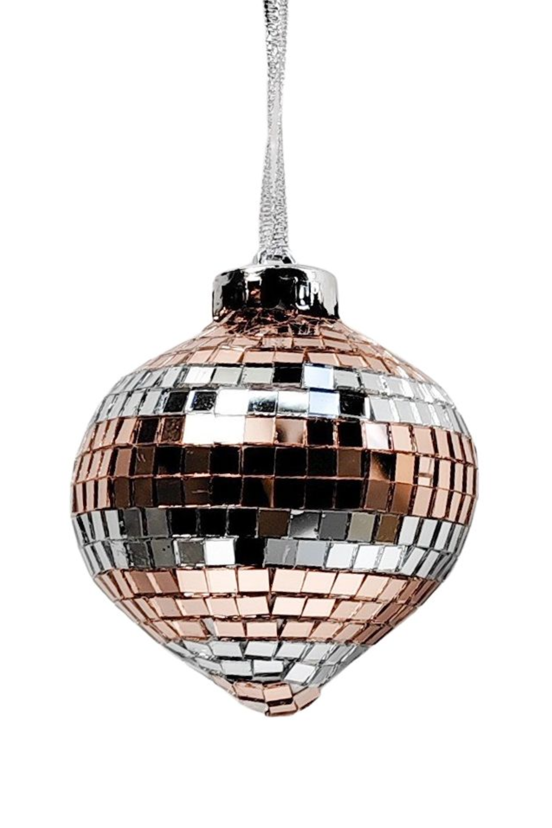 Disco Onion Bauble - Rose Gold