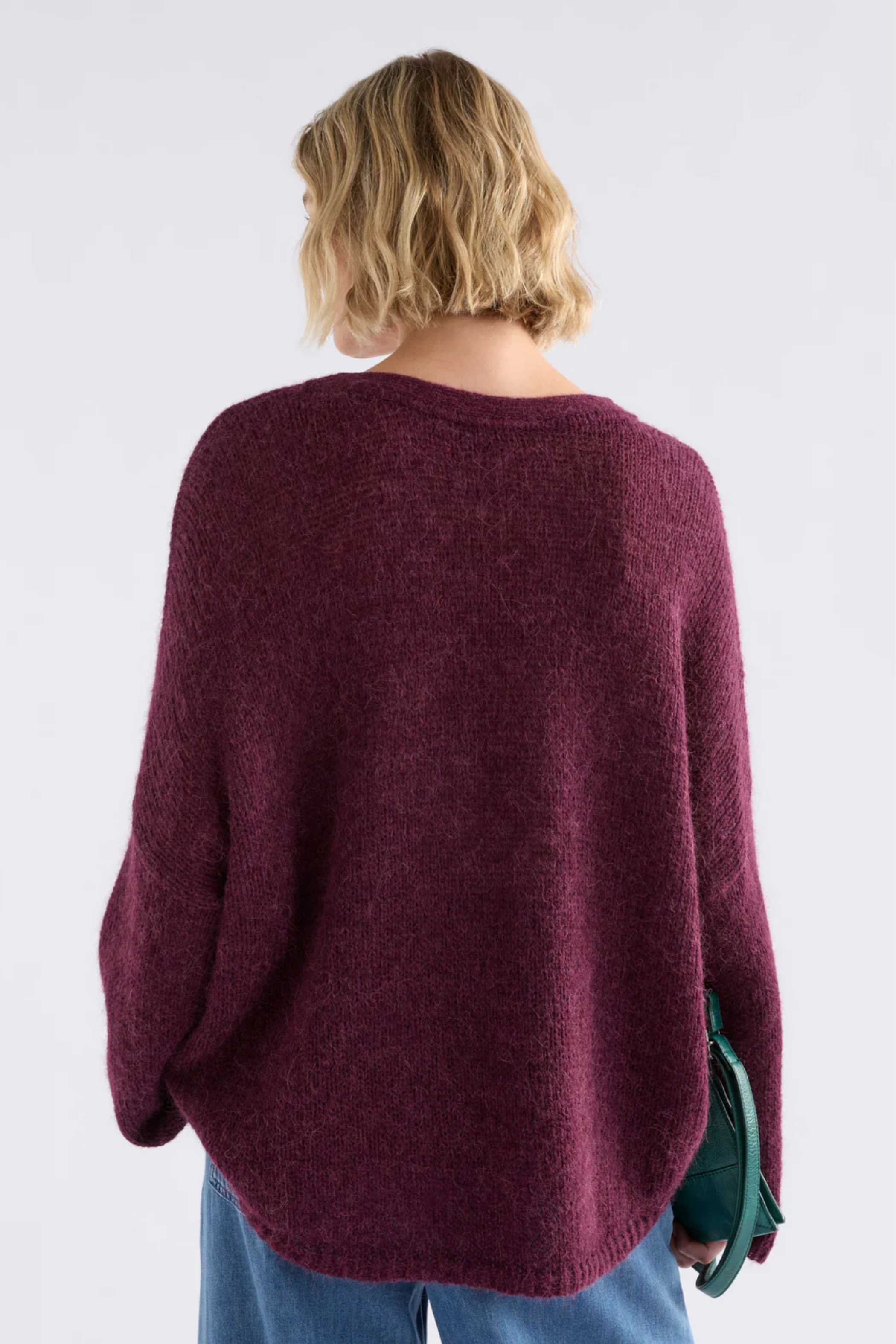 Elk Agna Sweater - Merlot